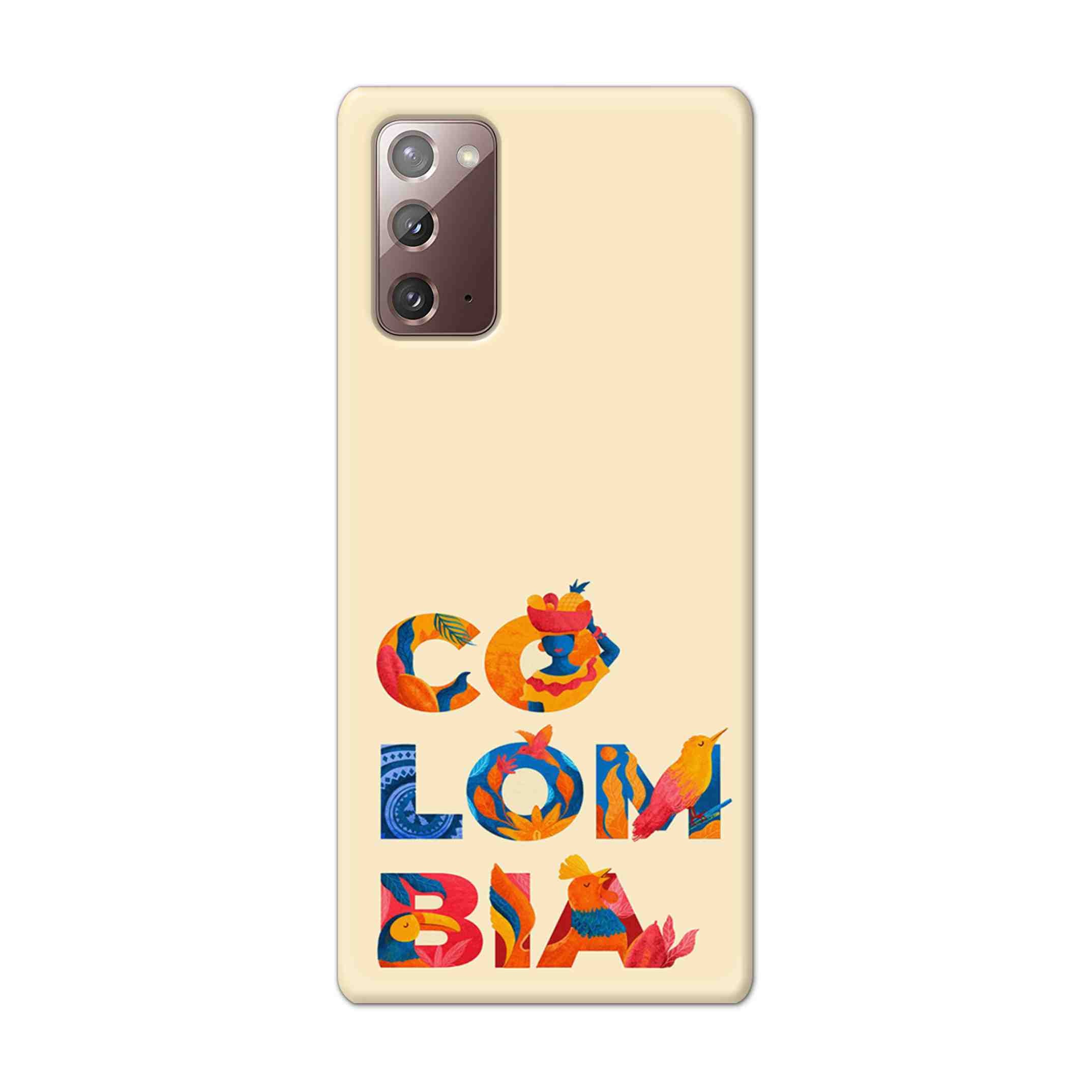 Buy Colombia Hard Back Mobile Phone Case Cover For Samsung Galaxy Note 20 Online