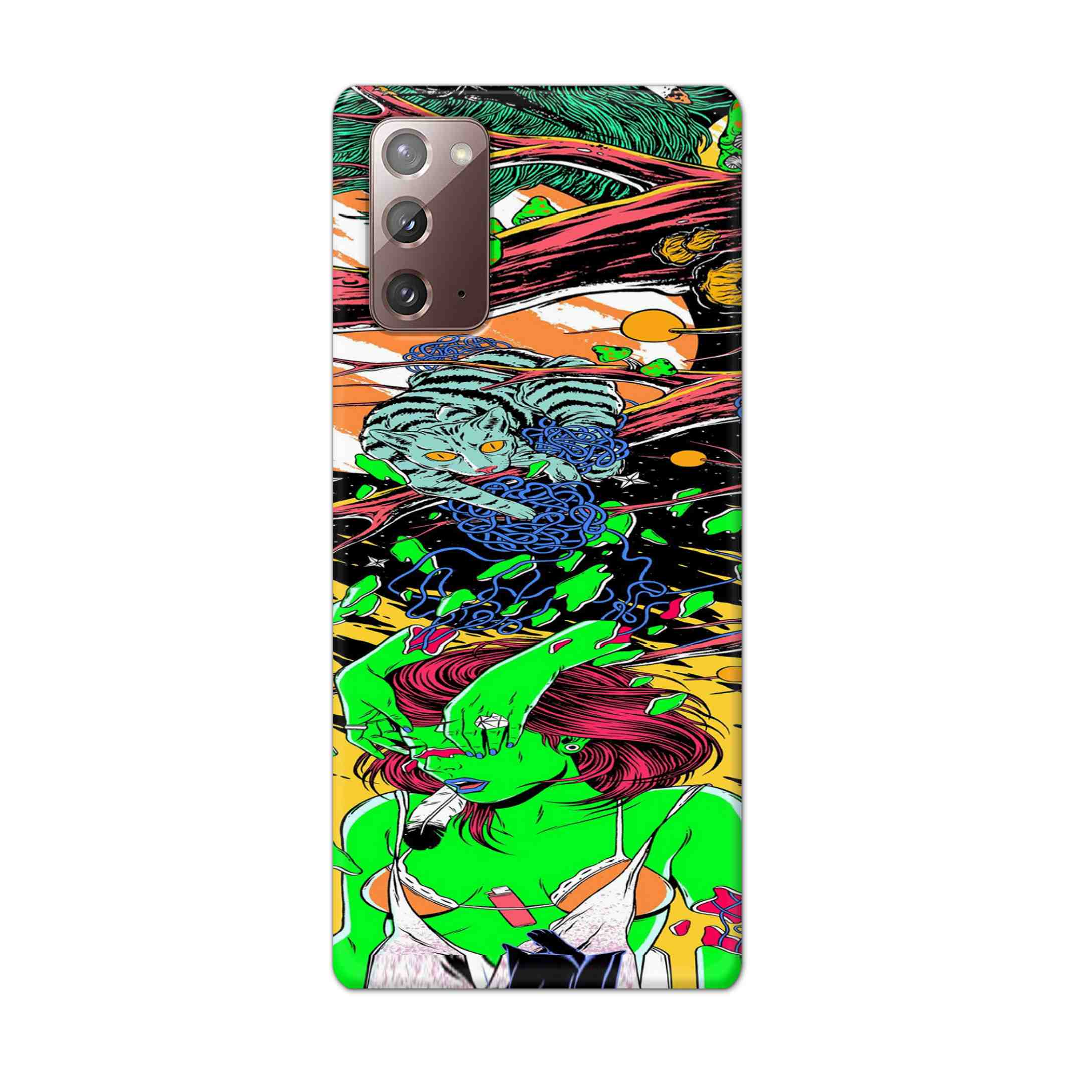 Buy Green Girl Art Hard Back Mobile Phone Case Cover For Samsung Galaxy Note 20 Online