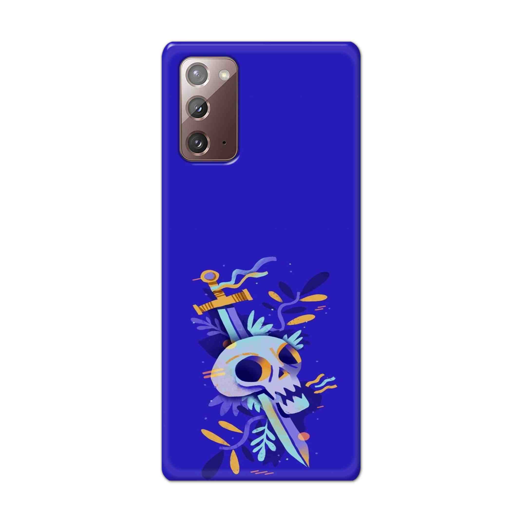 Buy Blue Skull Hard Back Mobile Phone Case Cover For Samsung Galaxy Note 20 Online