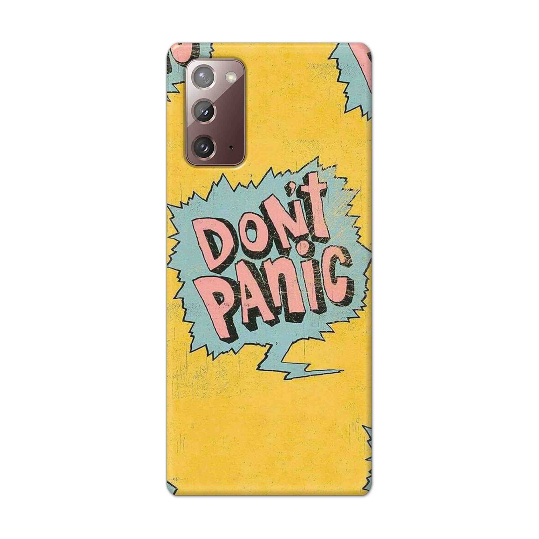 Buy Do Not Panic Hard Back Mobile Phone Case Cover For Samsung Galaxy Note 20 Online