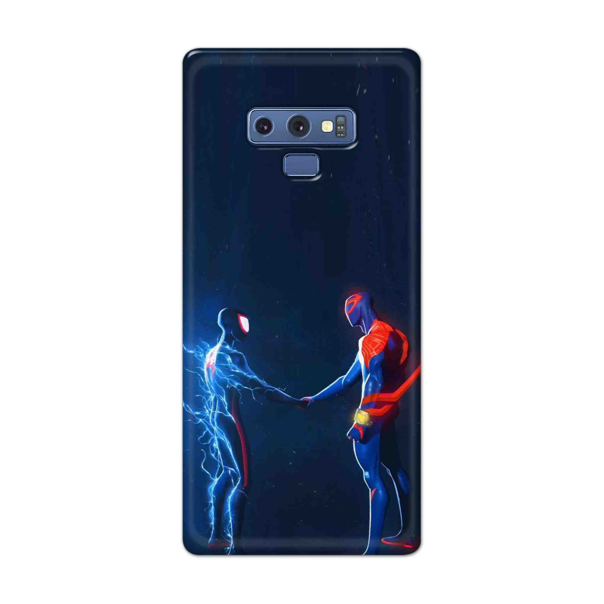 Buy Miles Morales Meet With Spiderman Hard Back Mobile Phone Case Cover For Samsung Galaxy Note 9 Online