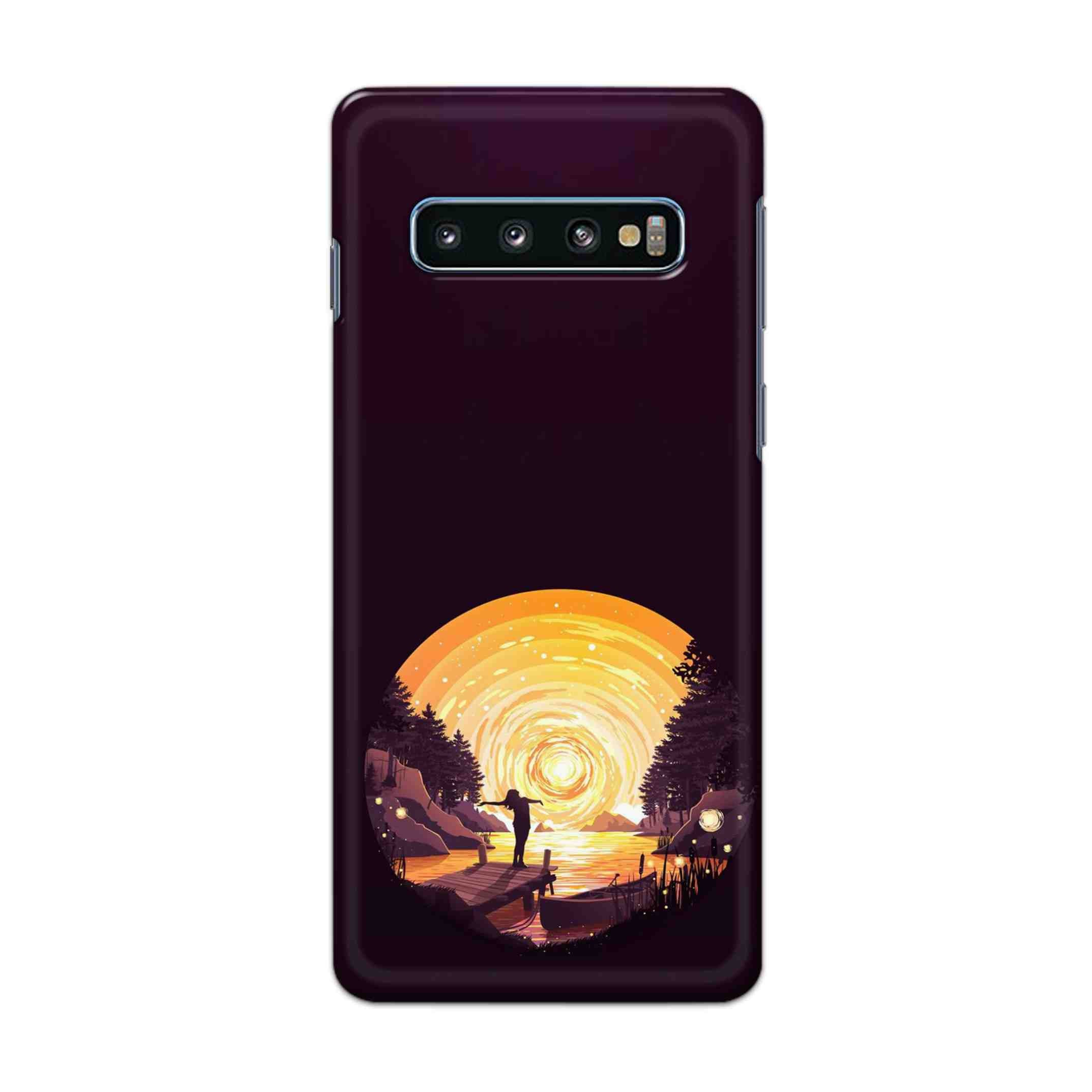 Buy Night Sunrise Hard Back Mobile Phone Case Cover For Samsung Galaxy S10 Online