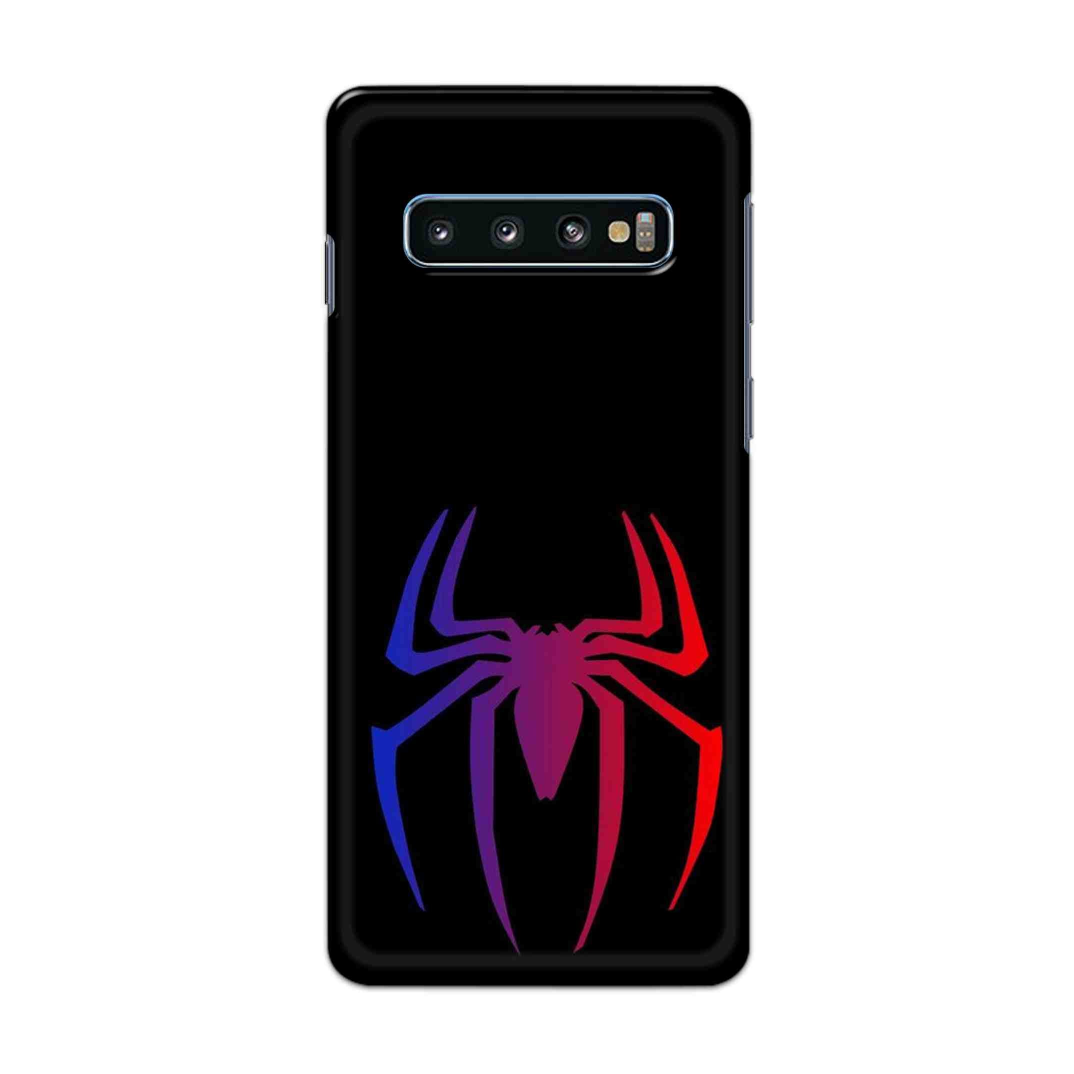 Buy Neon Spiderman Logo Hard Back Mobile Phone Case Cover For Samsung Galaxy S10 Online