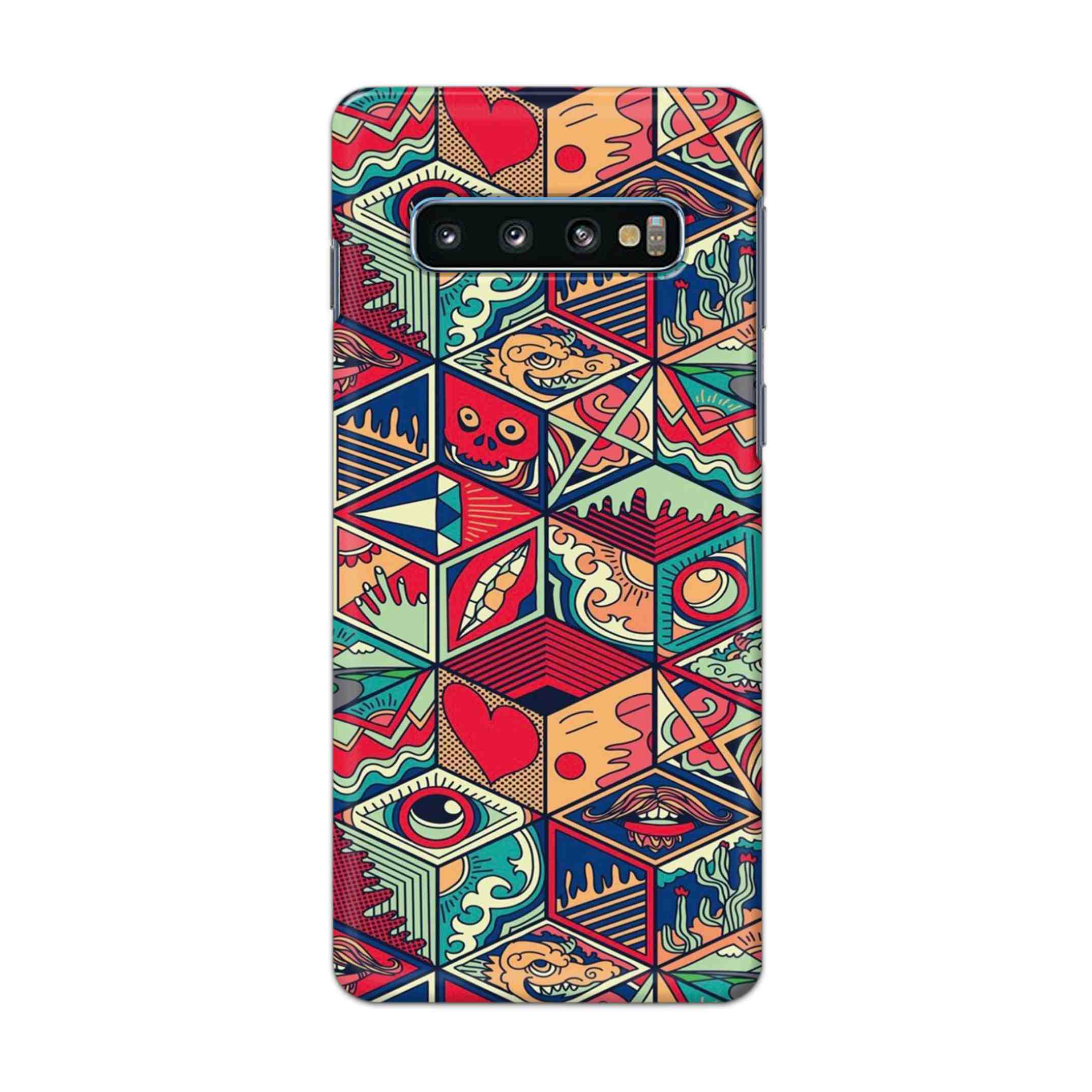 Buy Face Mandala Hard Back Mobile Phone Case Cover For Samsung Galaxy S10 Online