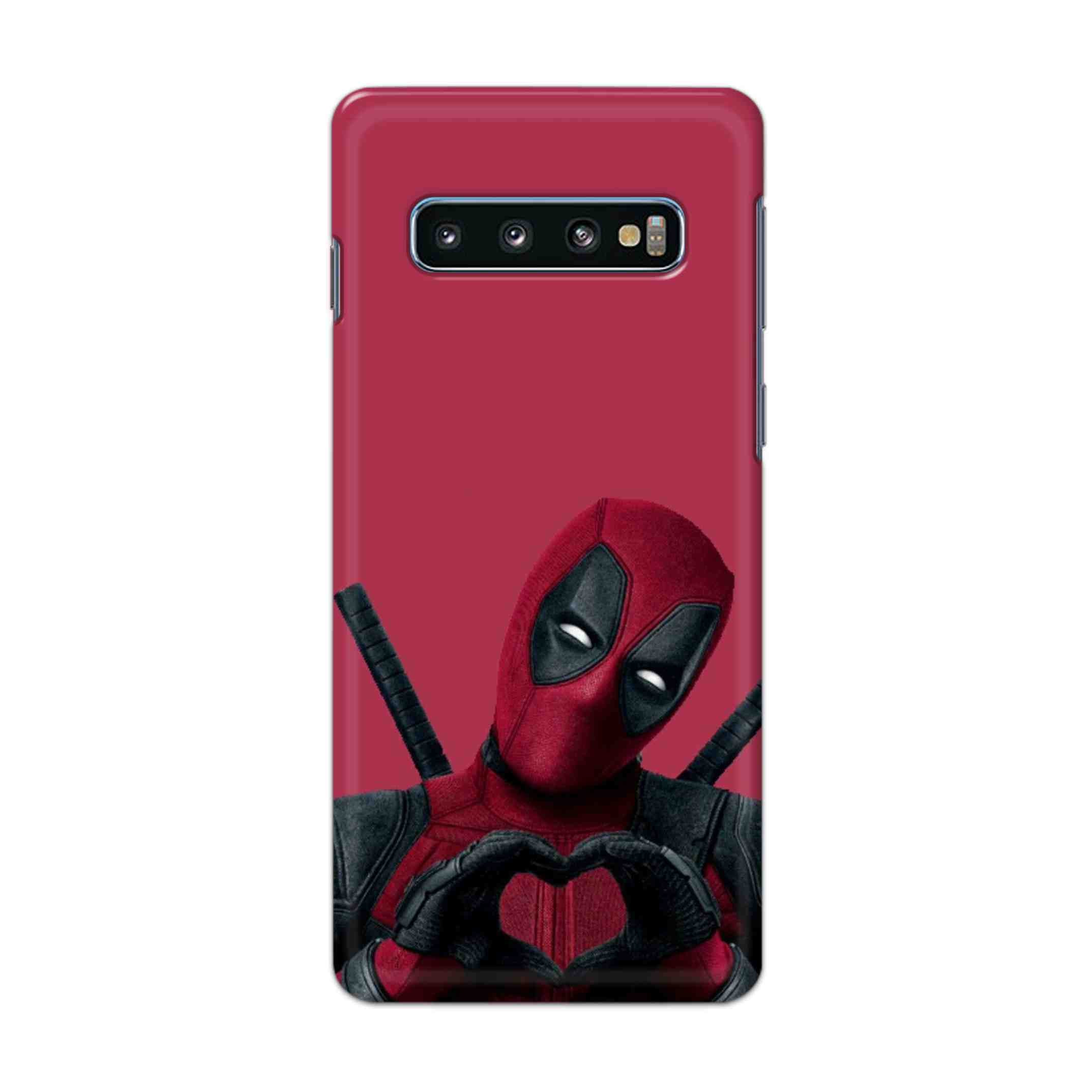 Buy Deadpool Heart Hard Back Mobile Phone Case Cover For Samsung Galaxy S10 Online