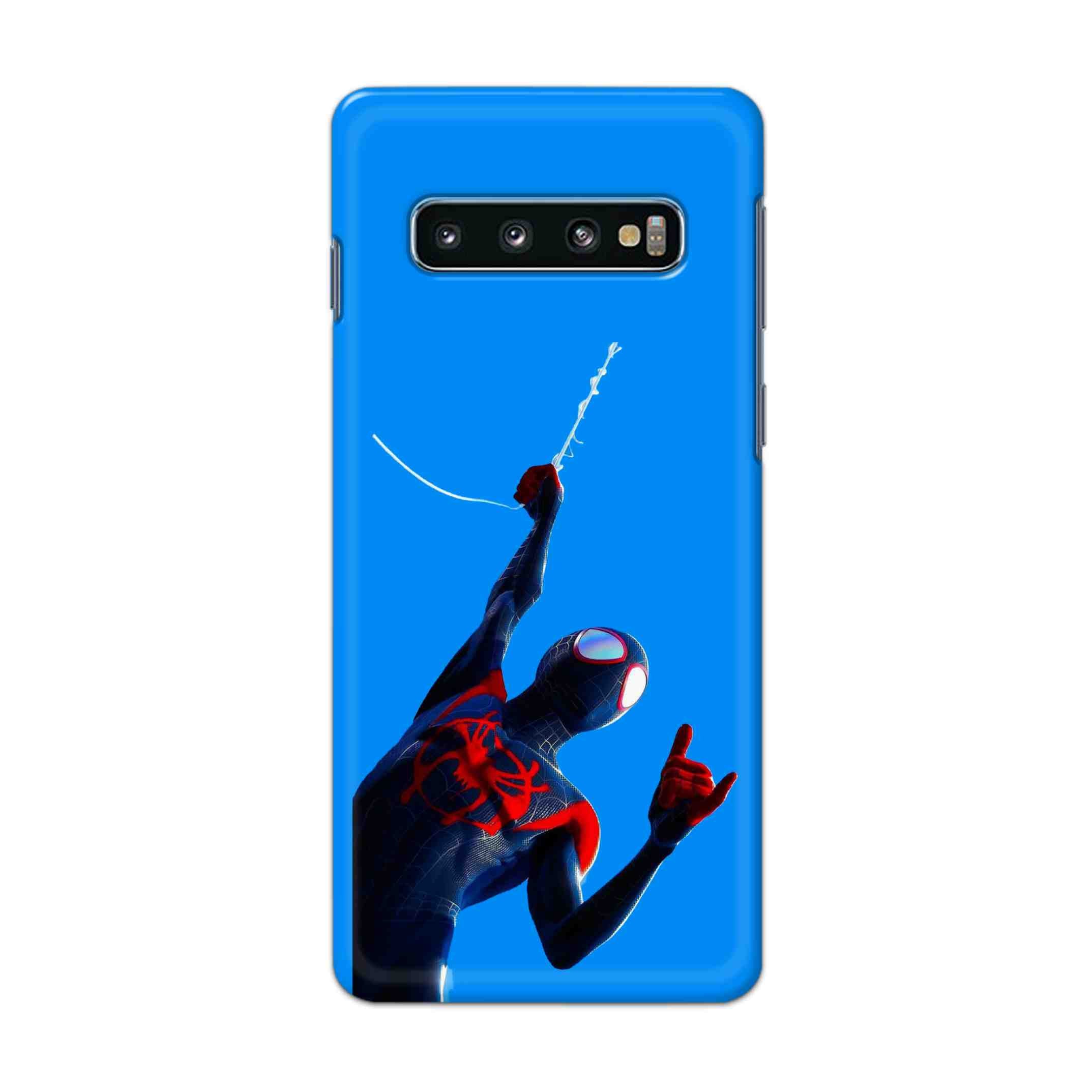 Buy Miles Morales Spiderman Hard Back Mobile Phone Case Cover For Samsung Galaxy S10 Online