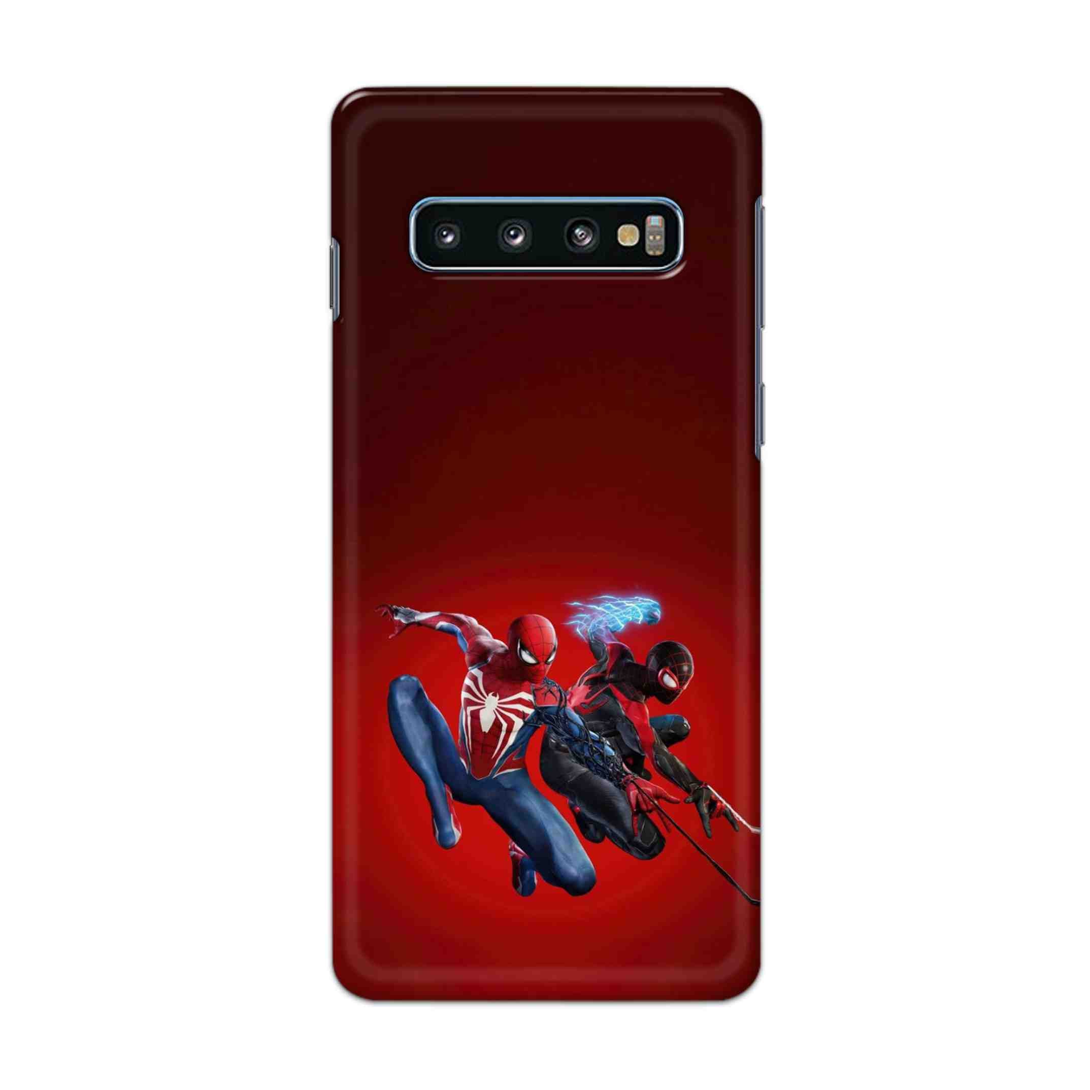 Buy Spiderman And Miles Morales Hard Back Mobile Phone Case Cover For Samsung Galaxy S10 Online