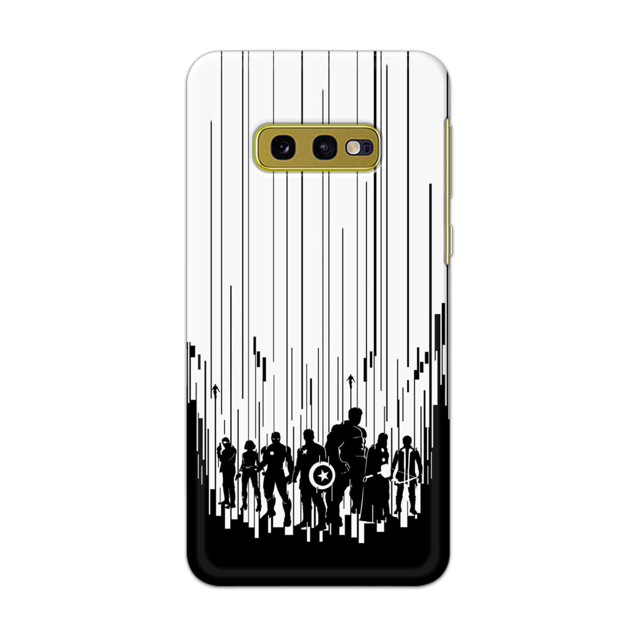 Buy Black And White Avengers Hard Back Mobile Phone Case Cover For Samsung Galaxy S10e Online