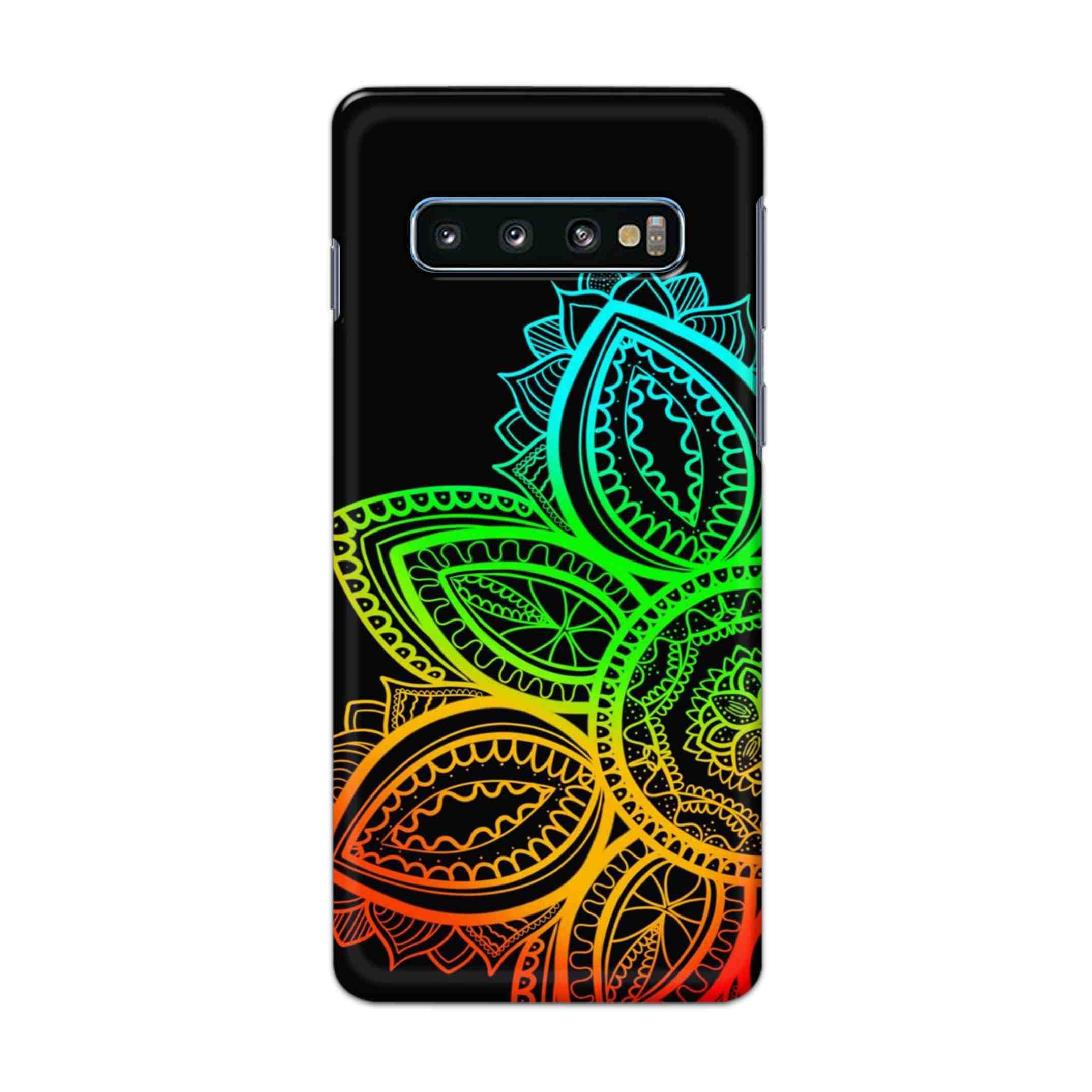 Buy Neon Mandala Hard Back Mobile Phone Case Cover For Samsung Galaxy S10 Plus Online