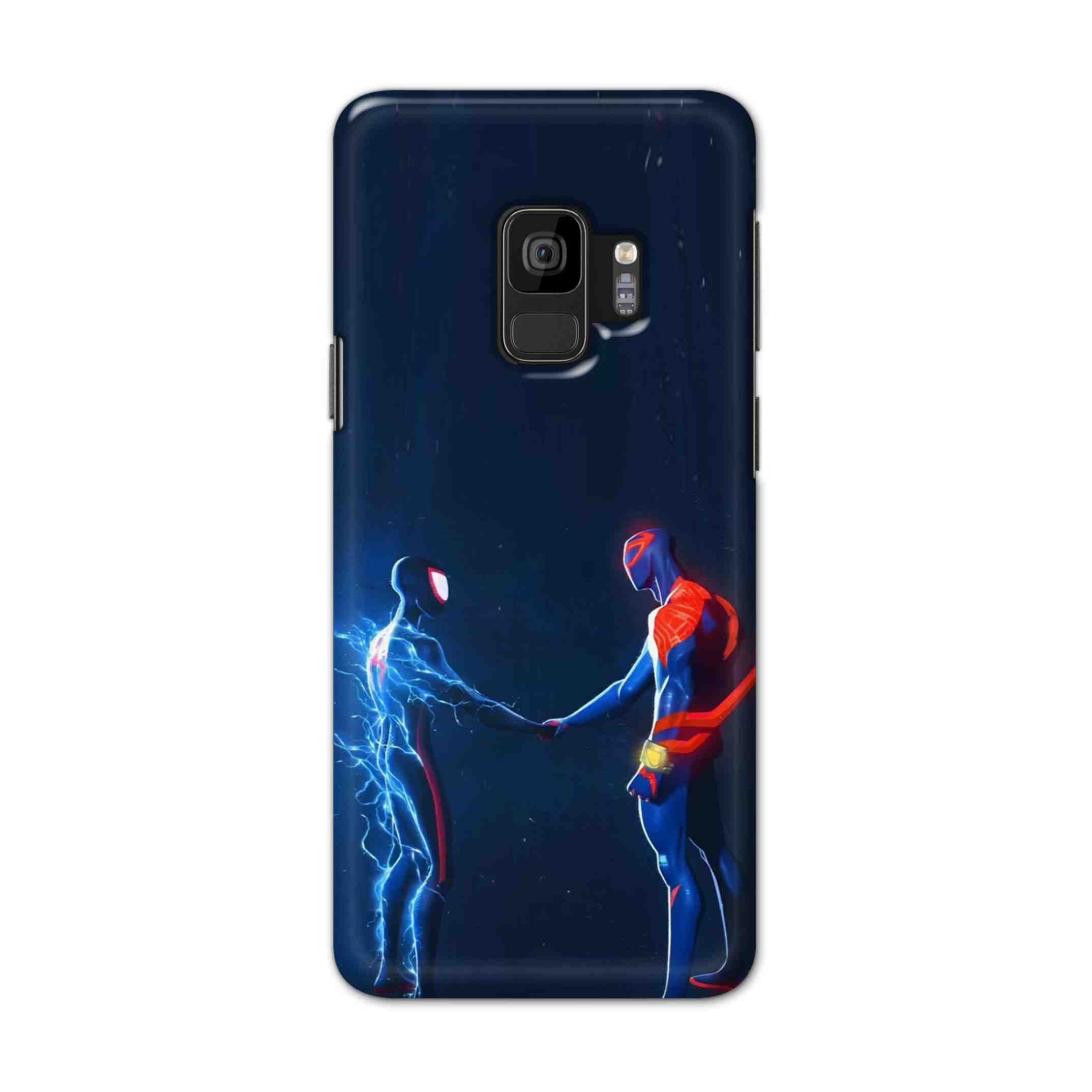 Buy Miles Morales Meet With Spiderman Hard Back Mobile Phone Case Cover For Samsung S9 Online