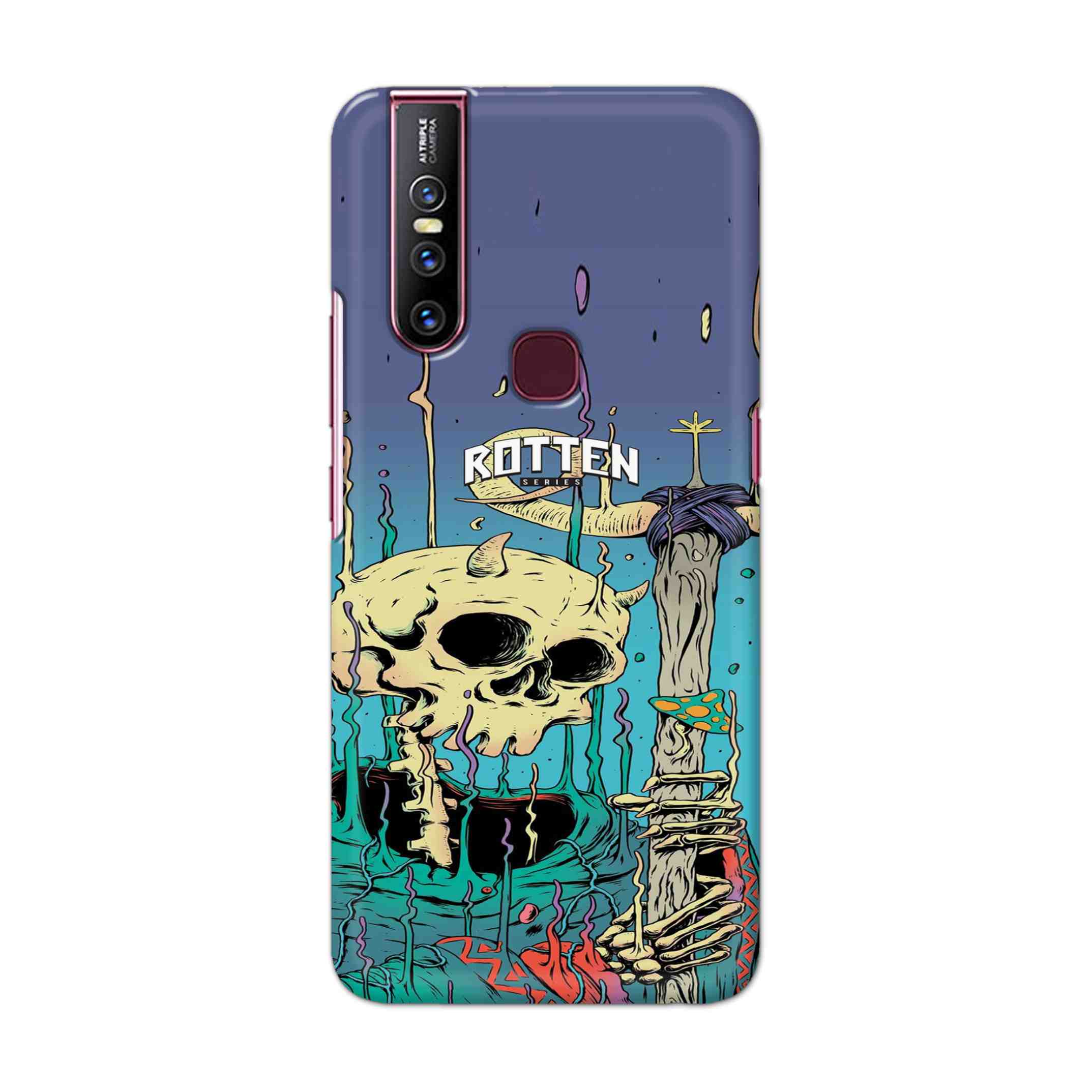 Buy Skull Hard Back Mobile Phone Case Cover For Vivo V15 Online