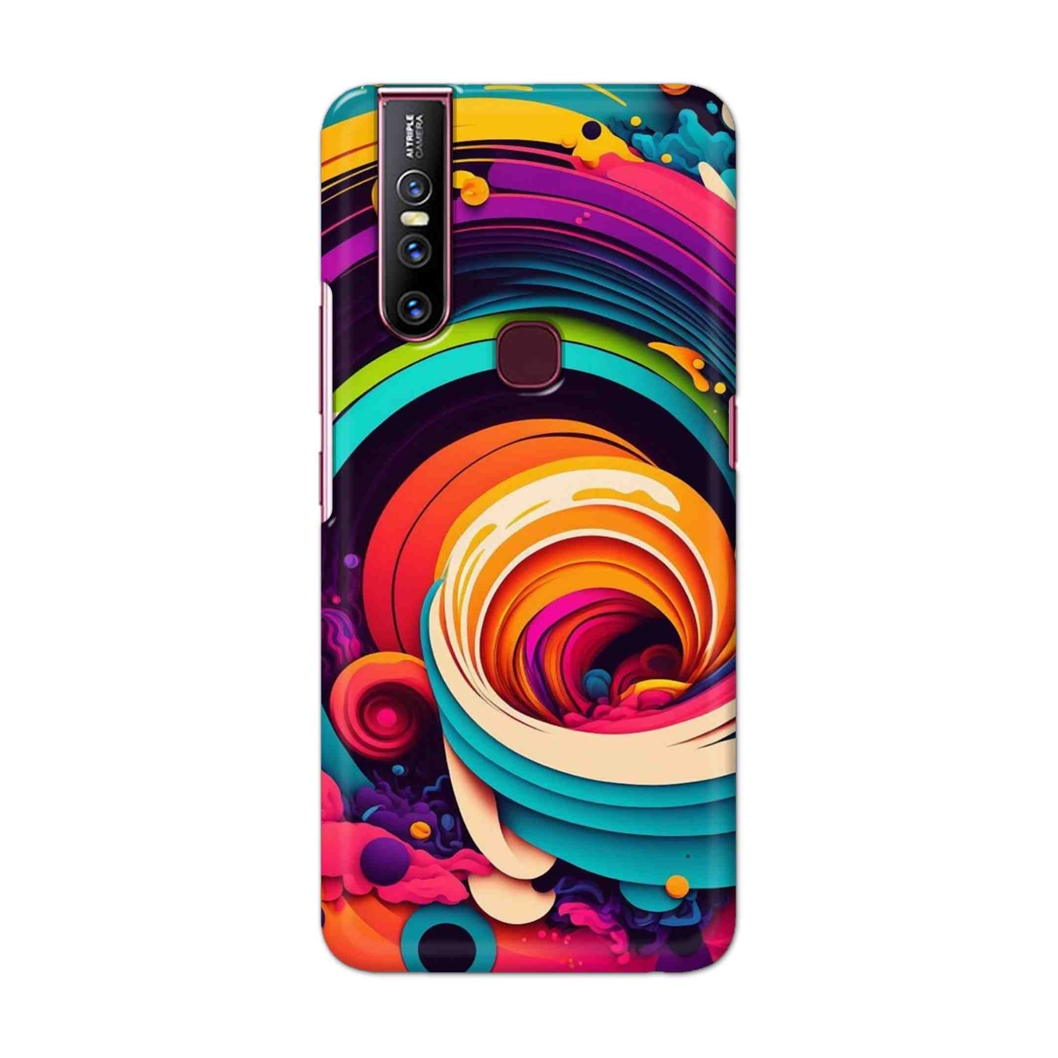 Buy Colour Circle Hard Back Mobile Phone Case Cover For Vivo V15 Online
