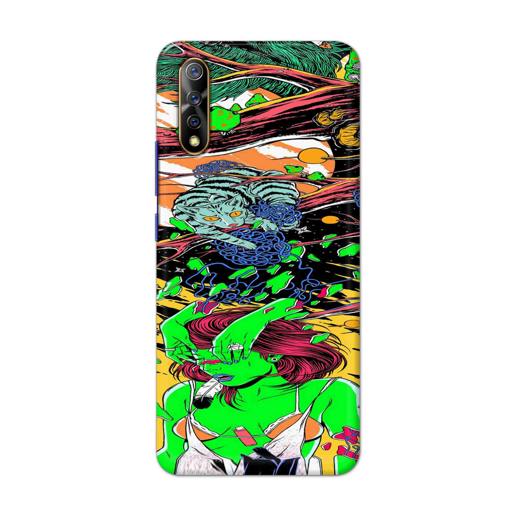 Buy Green Girl Art Hard Back Mobile Phone Case Cover For Vivo S1 / Z1x Online