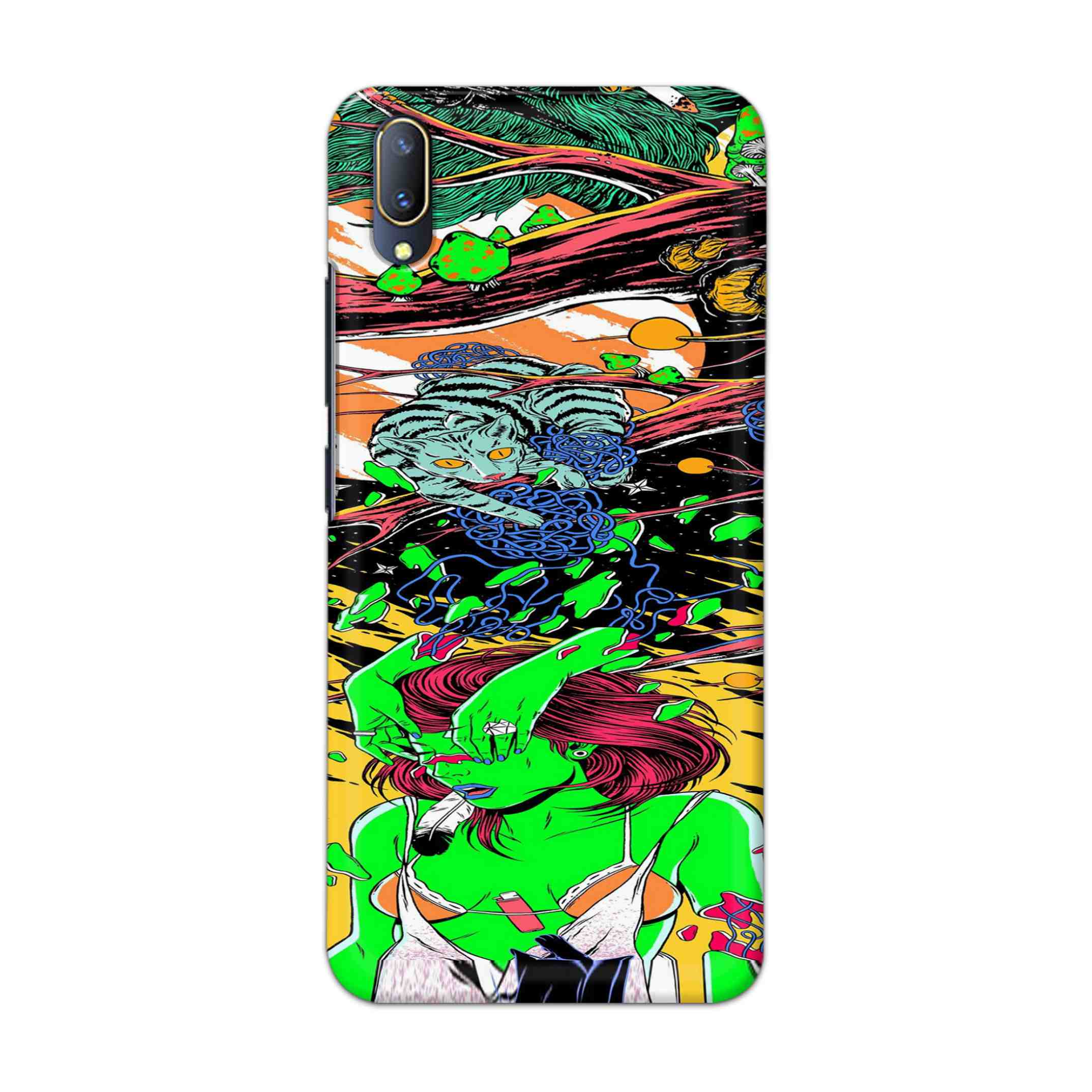Buy Green Girl Art Hard Back Mobile Phone Case Cover For V11 PRO Online