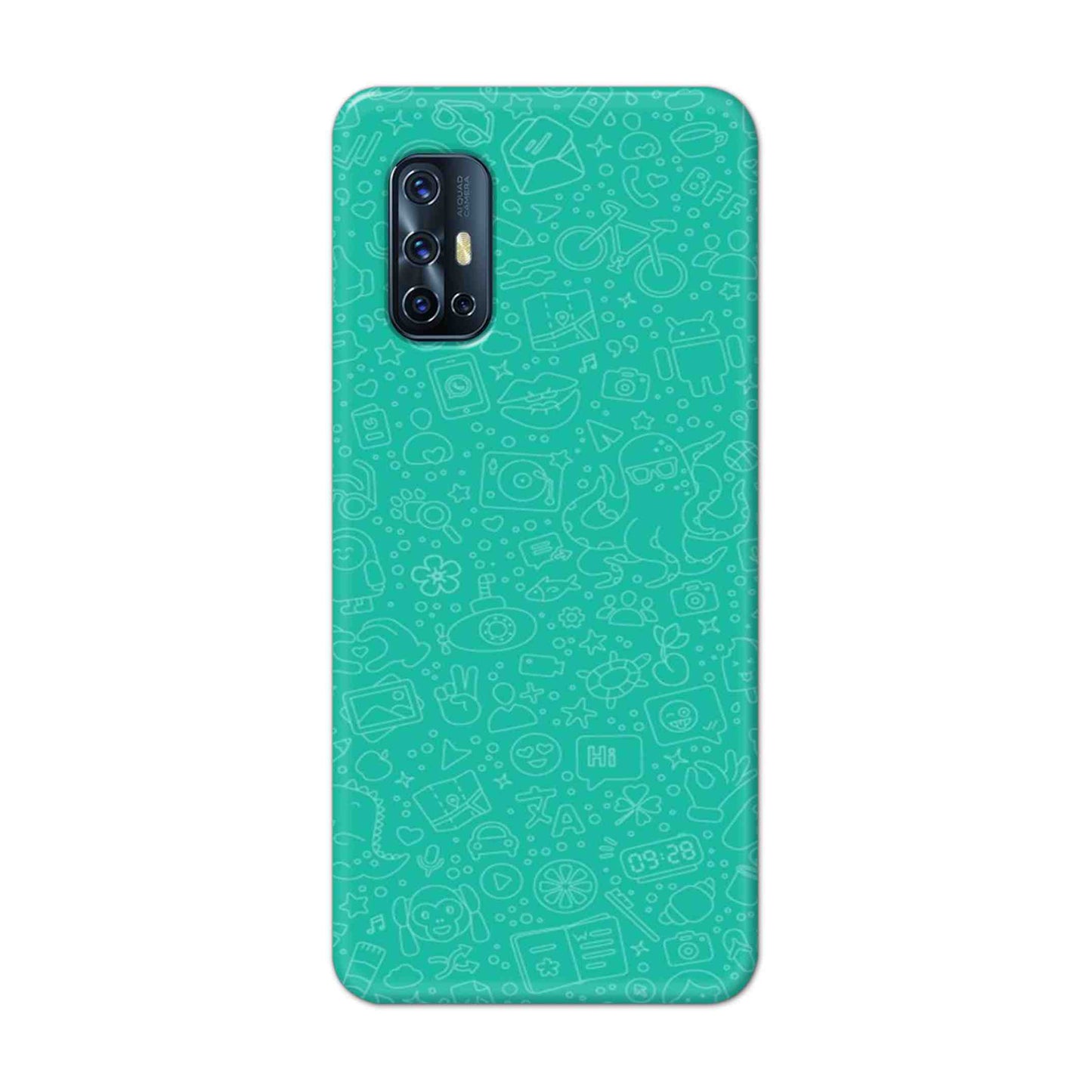 Buy Whatsapp Hard Back Mobile Phone Case Cover For Vivo V17 Online