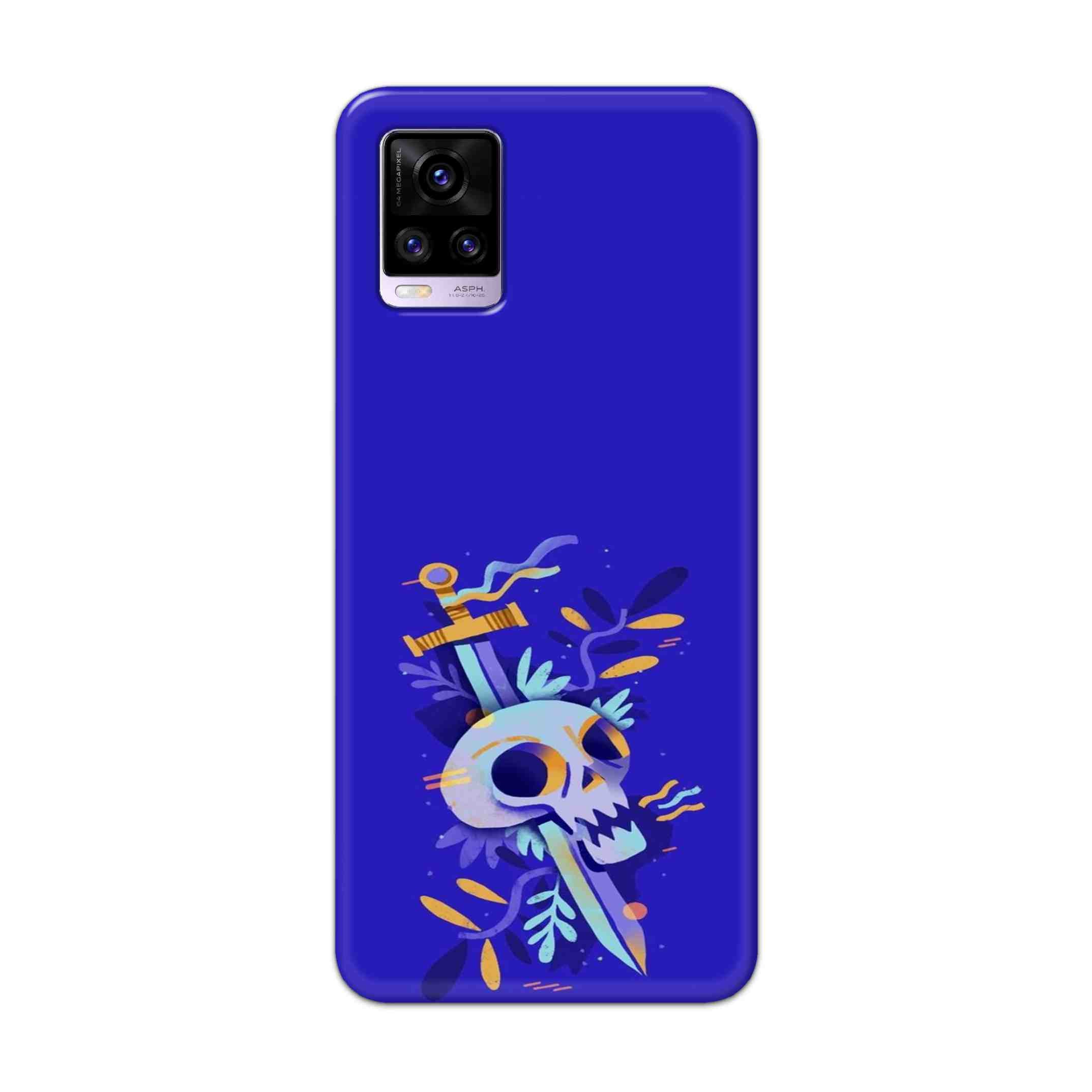 Buy Blue Skull Hard Back Mobile Phone Case Cover For Vivo V20 Online