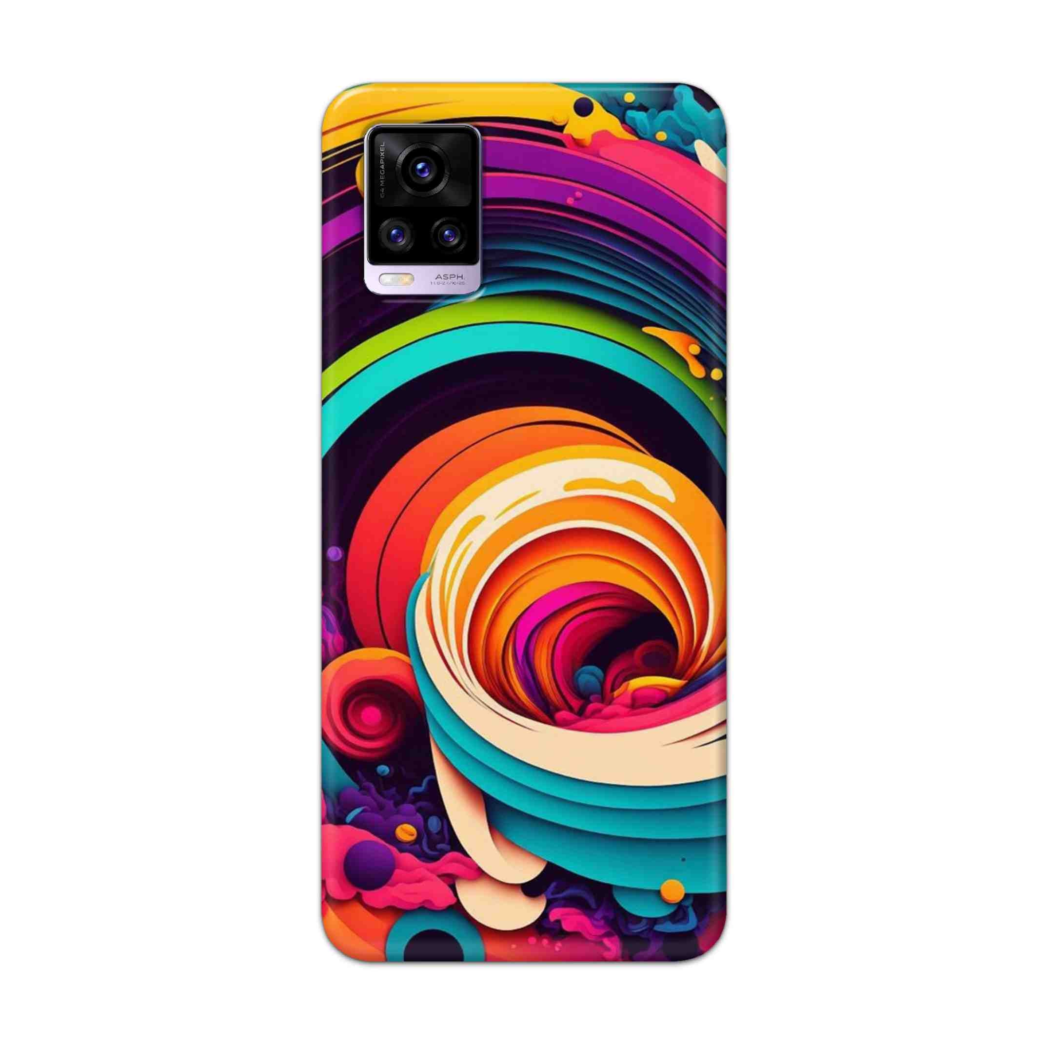 Buy Colour Circle Hard Back Mobile Phone Case Cover For Vivo V20 Online