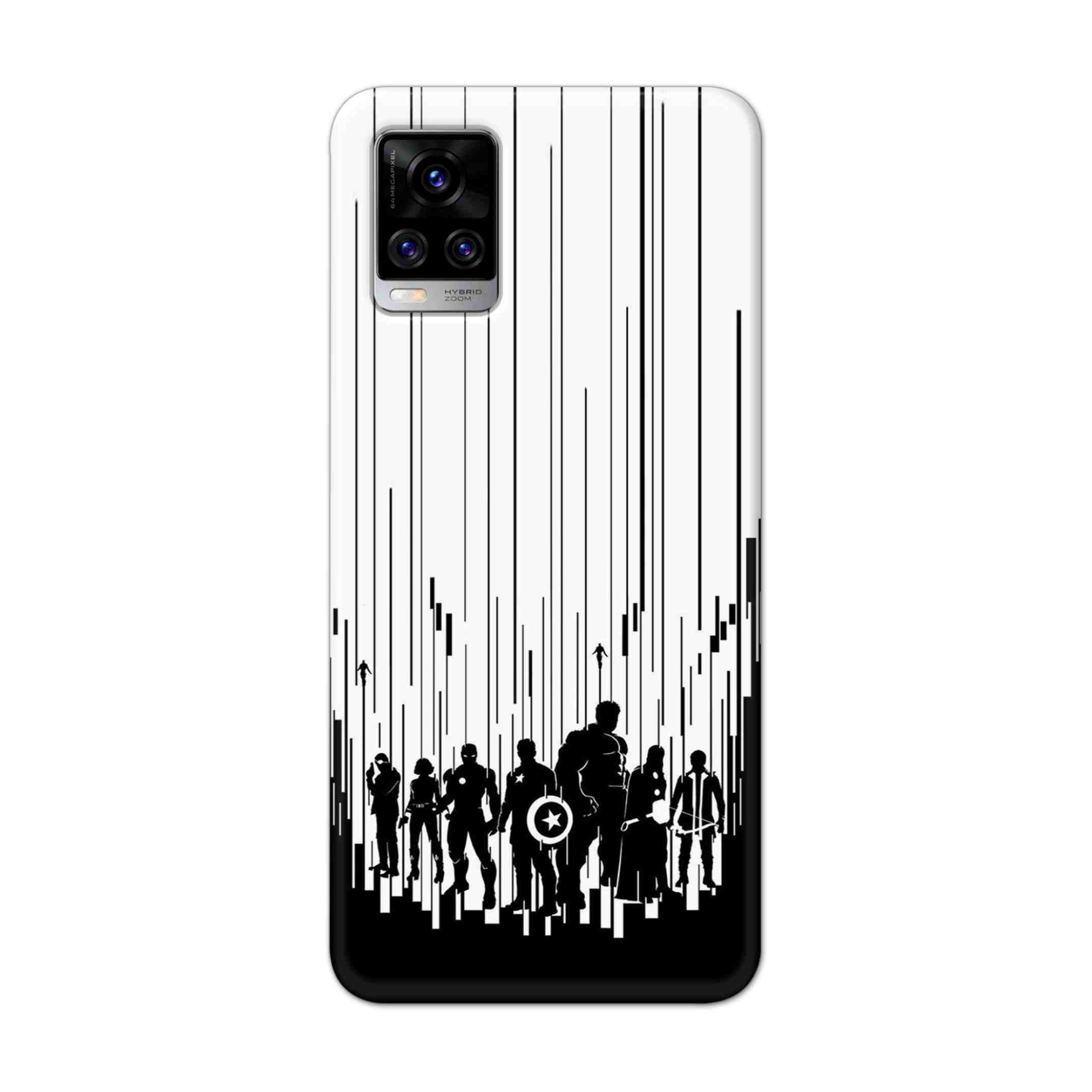 Buy Black And White Avengers Hard Back Mobile Phone Case Cover For Vivo V20 Pro Online