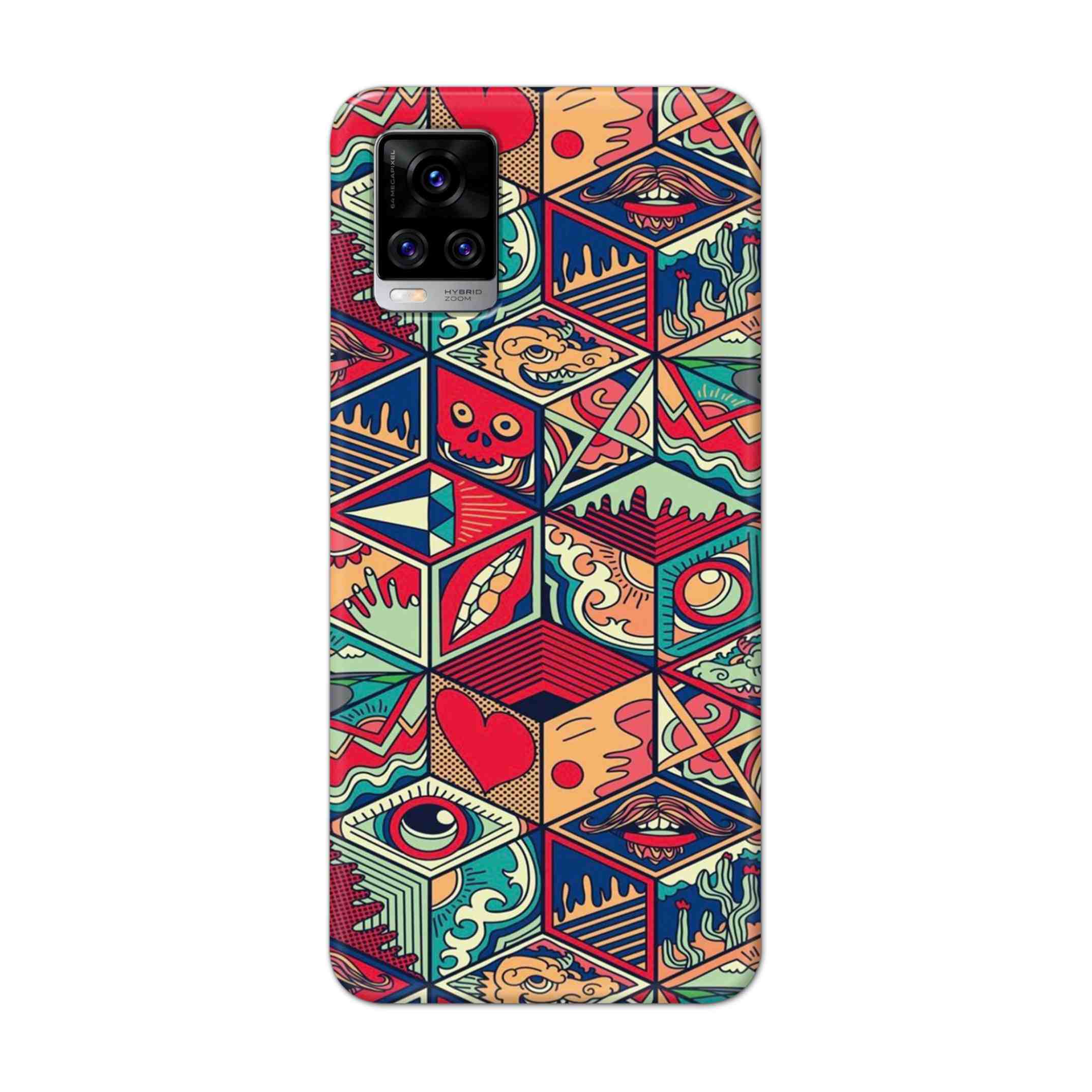 Buy Face Mandala Hard Back Mobile Phone Case Cover For Vivo V20 Pro Online