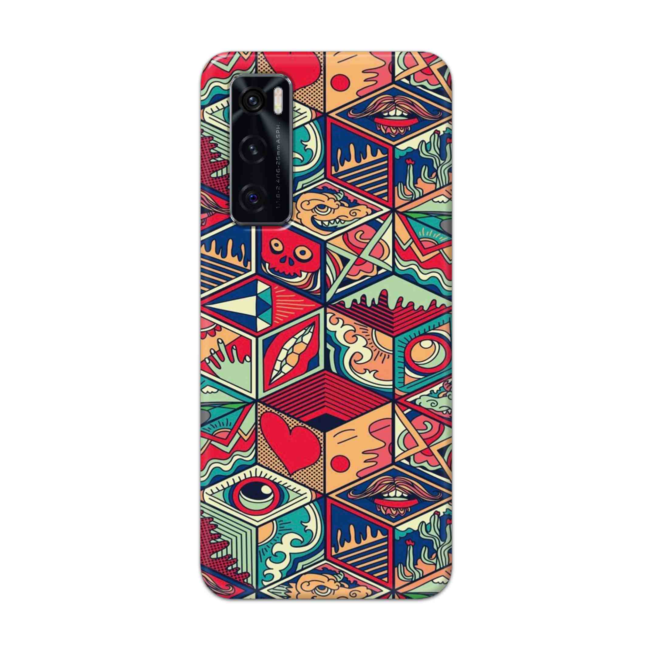 Buy Face Mandala Hard Back Mobile Phone Case Cover For Vivo V20 SE Online