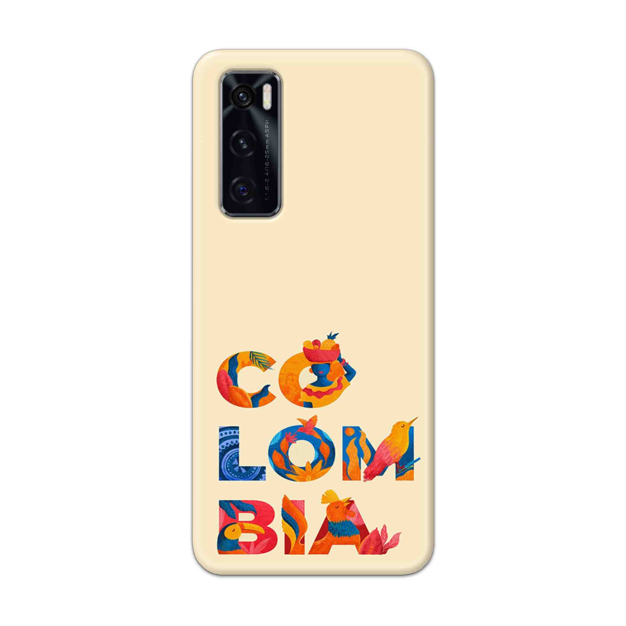 Buy Colombia Hard Back Mobile Phone Case Cover For Vivo V20 SE Online