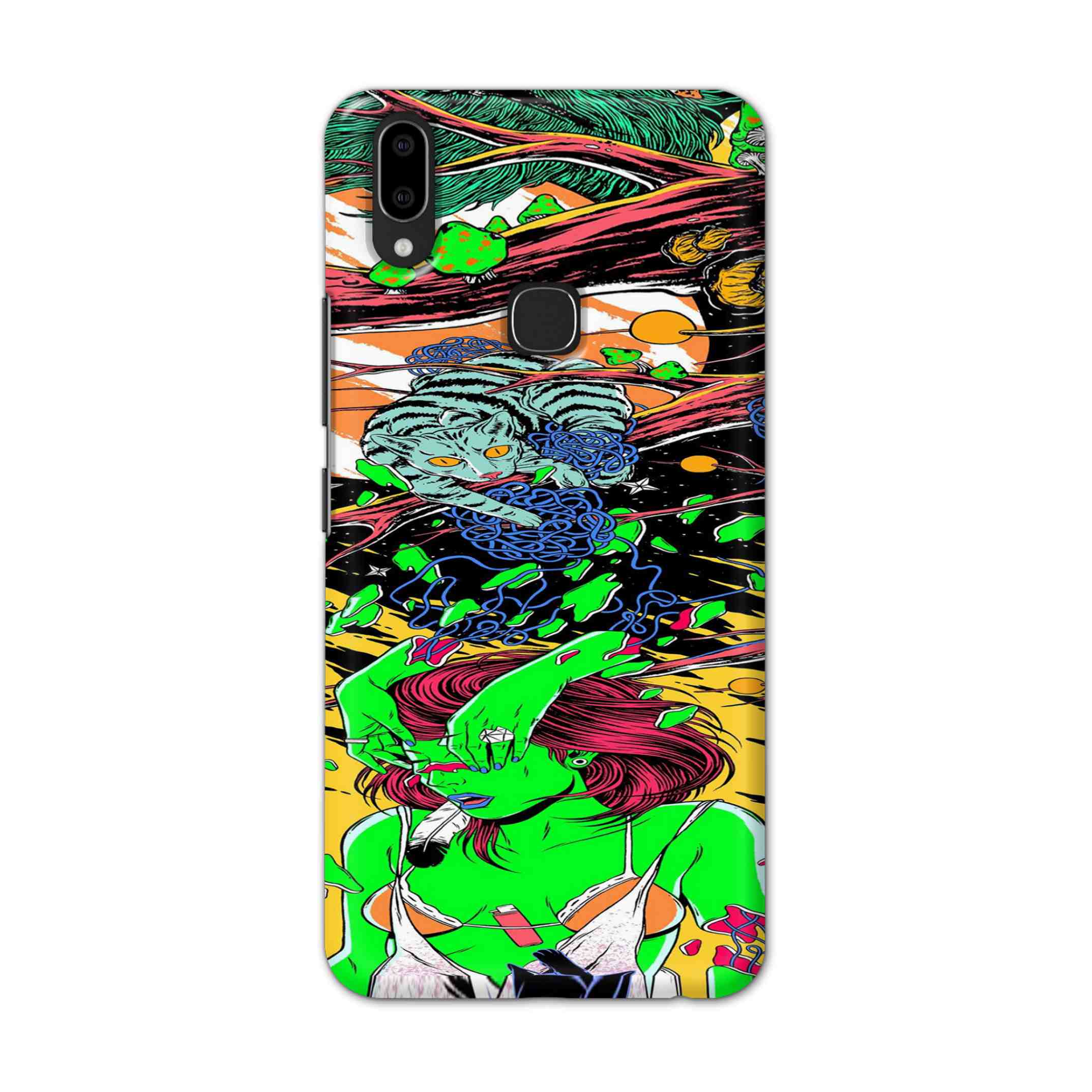 Buy Green Girl Art Hard Back Mobile Phone Case Cover For Vivo V9 / V9 Youth Online