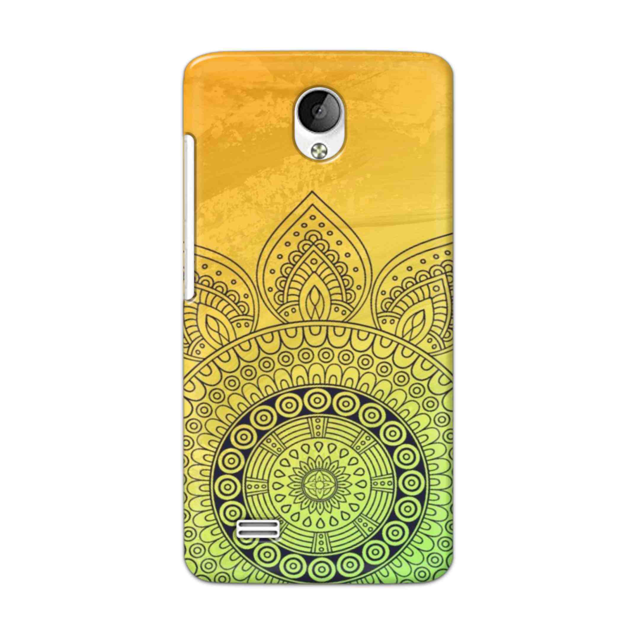 Buy Yellow Rangoli Hard Back Mobile Phone Case Cover For Vivo Y21 / Vivo Y21L Online