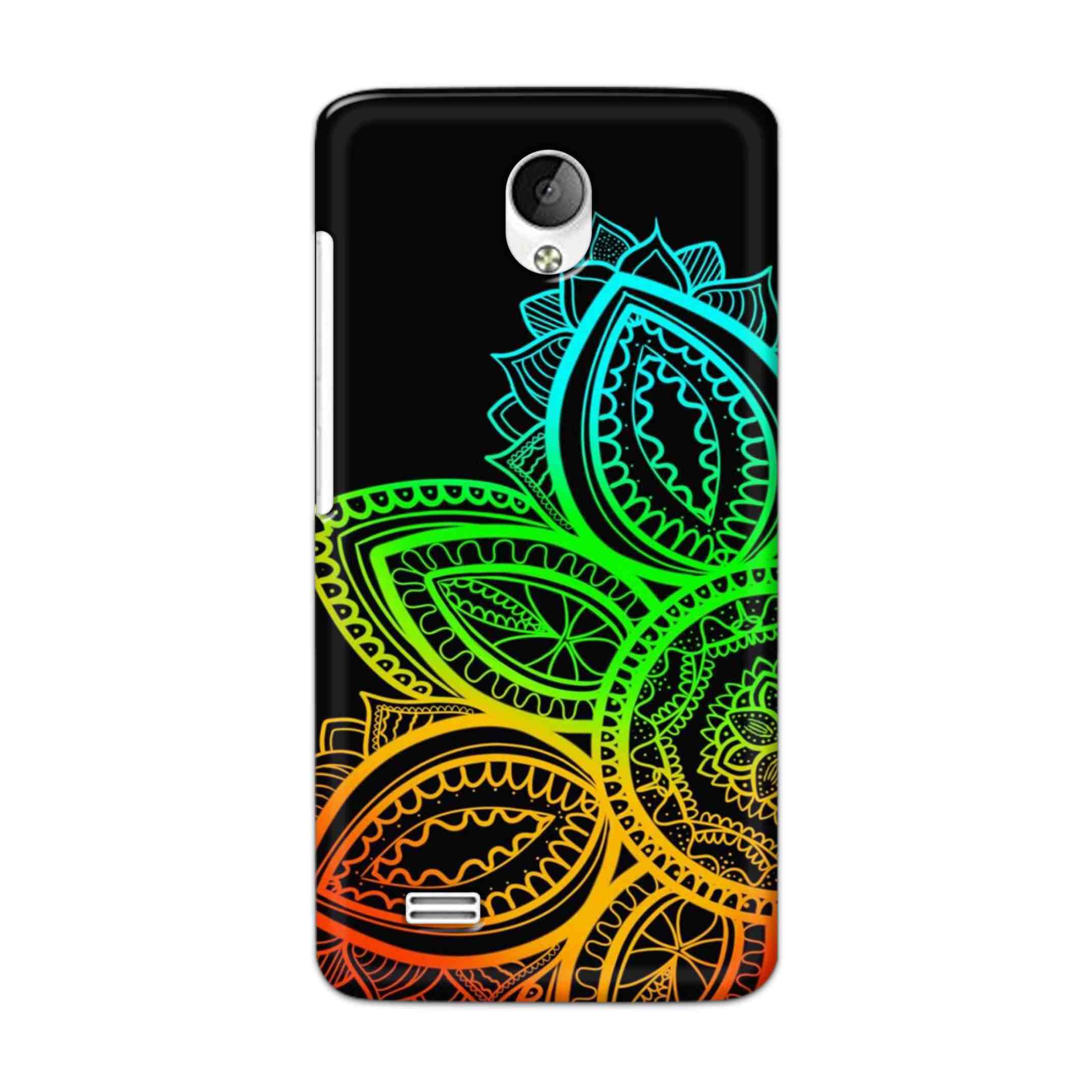 Buy Neon Mandala Hard Back Mobile Phone Case Cover For Vivo Y21 / Vivo Y21L Online