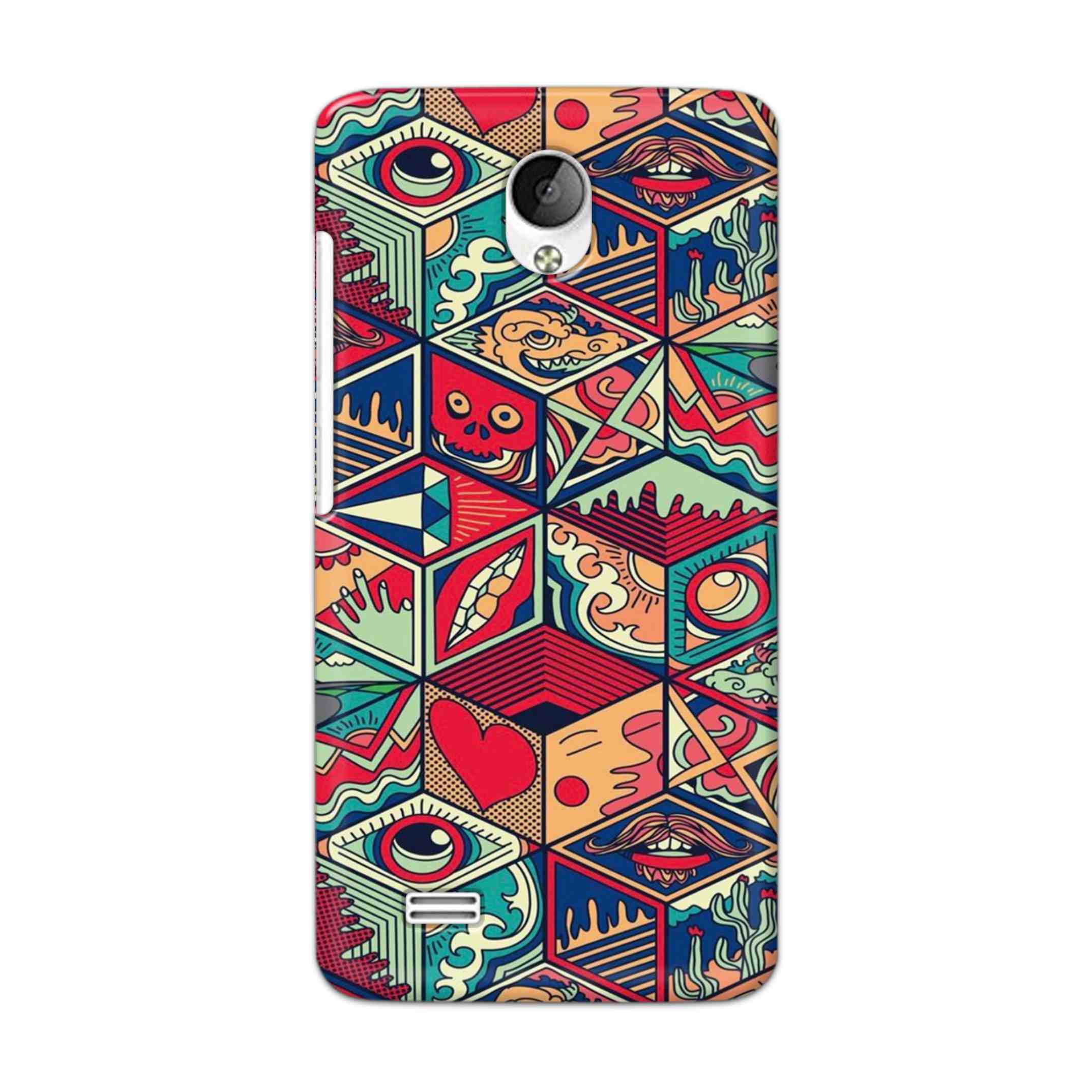 Buy Face Mandala Hard Back Mobile Phone Case Cover For Vivo Y21 / Vivo Y21L Online