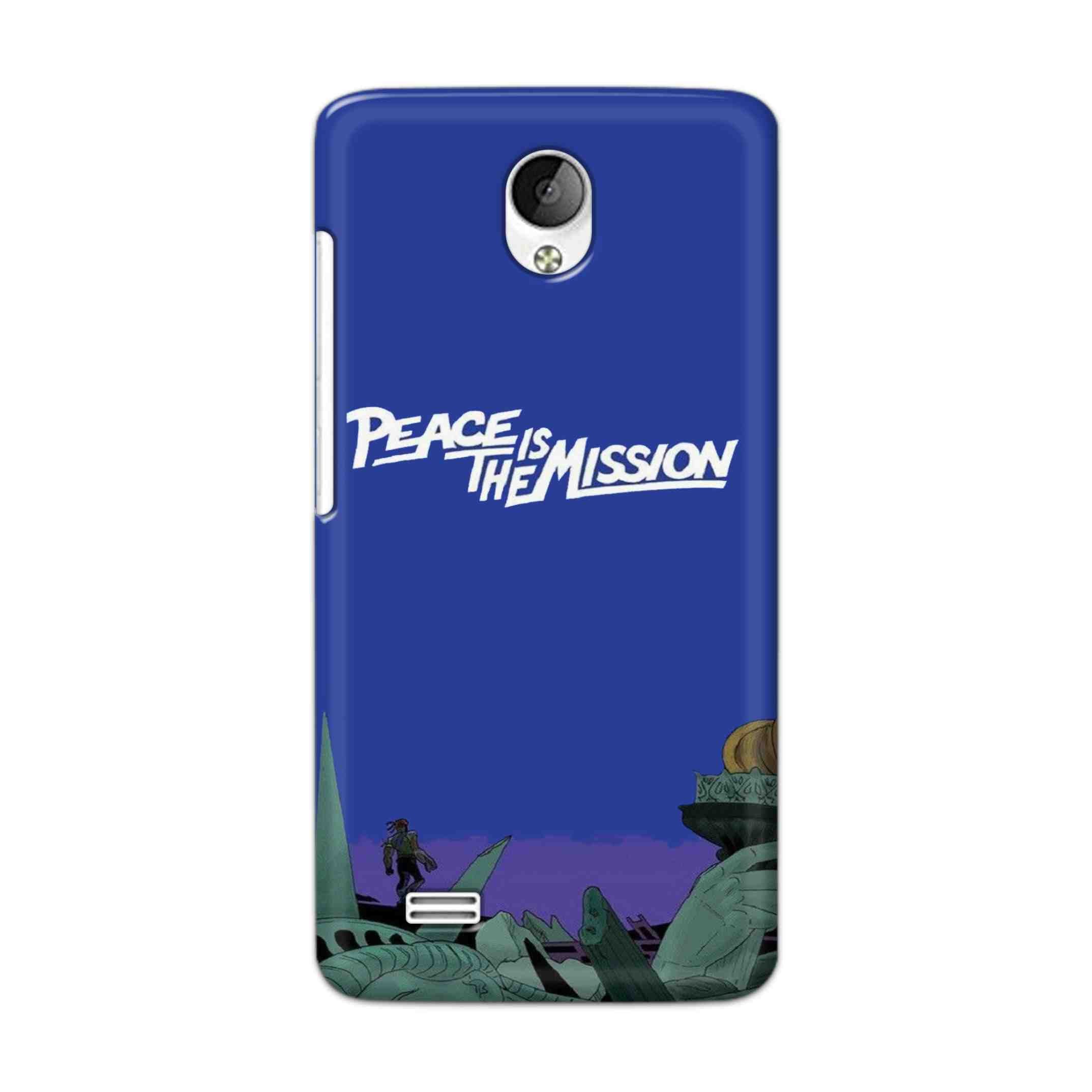 Buy Peace Is The Misson Hard Back Mobile Phone Case Cover For Vivo Y21 / Vivo Y21L Online