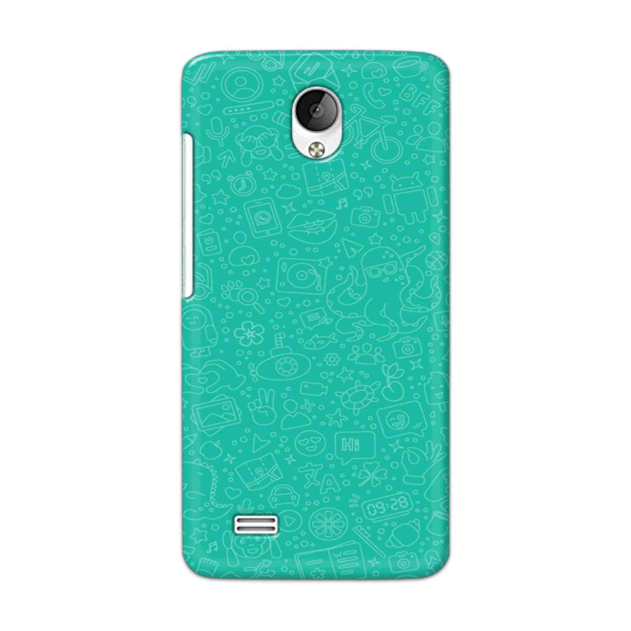 Buy Whatsapp Hard Back Mobile Phone Case Cover For Vivo Y21 / Vivo Y21L Online