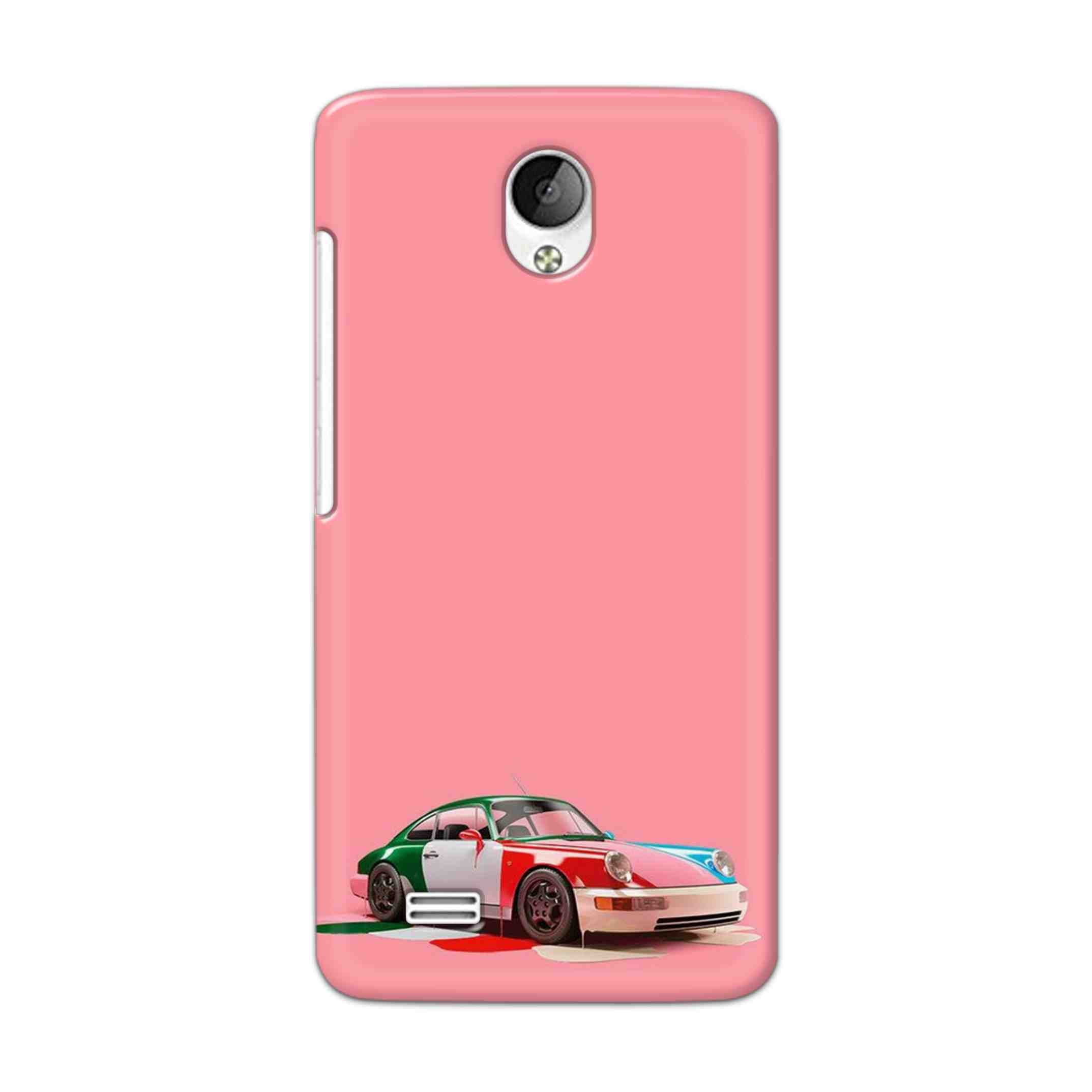 Buy Pink Porche Hard Back Mobile Phone Case Cover For Vivo Y21 / Vivo Y21L Online