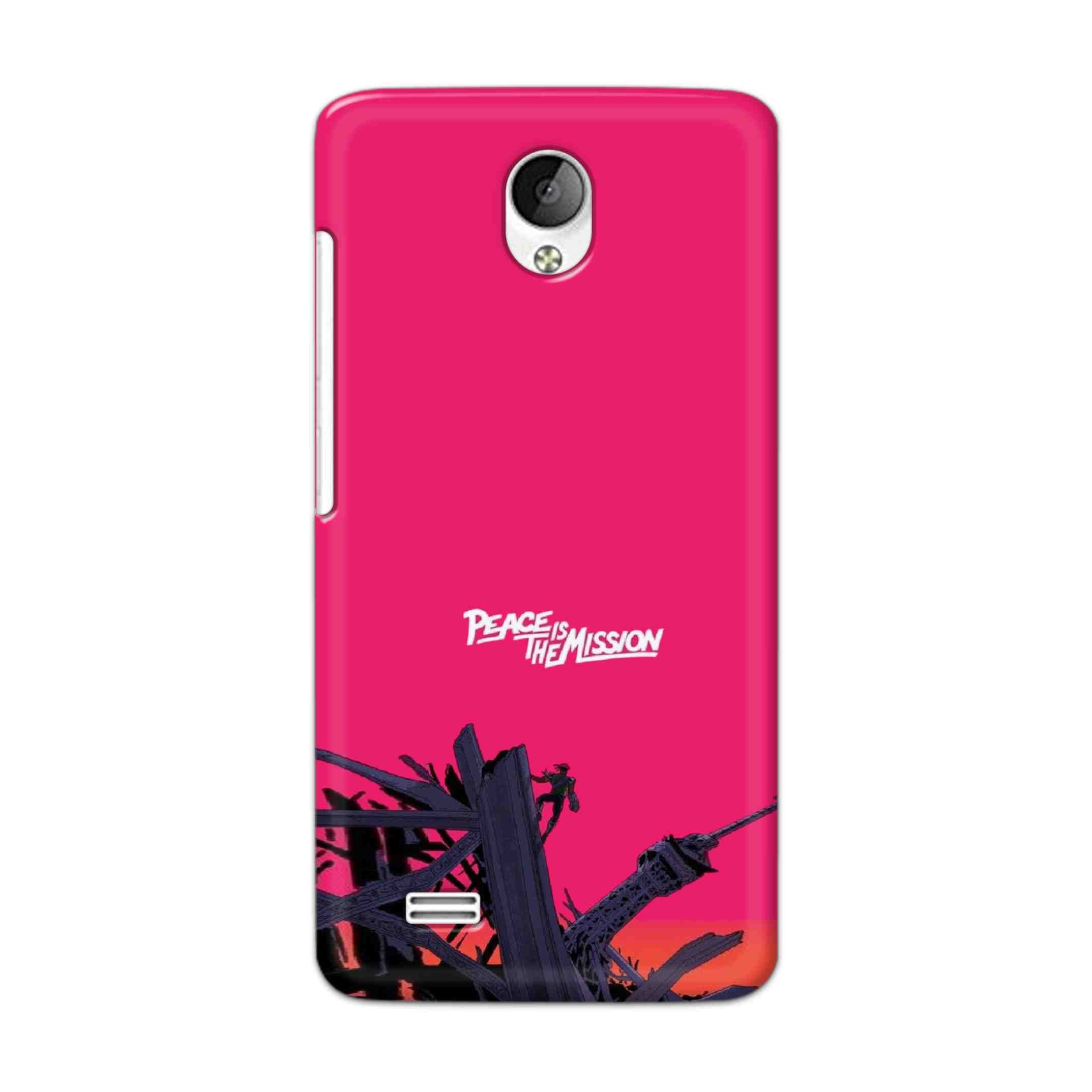 Buy Peace Is The Mission Hard Back Mobile Phone Case Cover For Vivo Y21 / Vivo Y21L Online