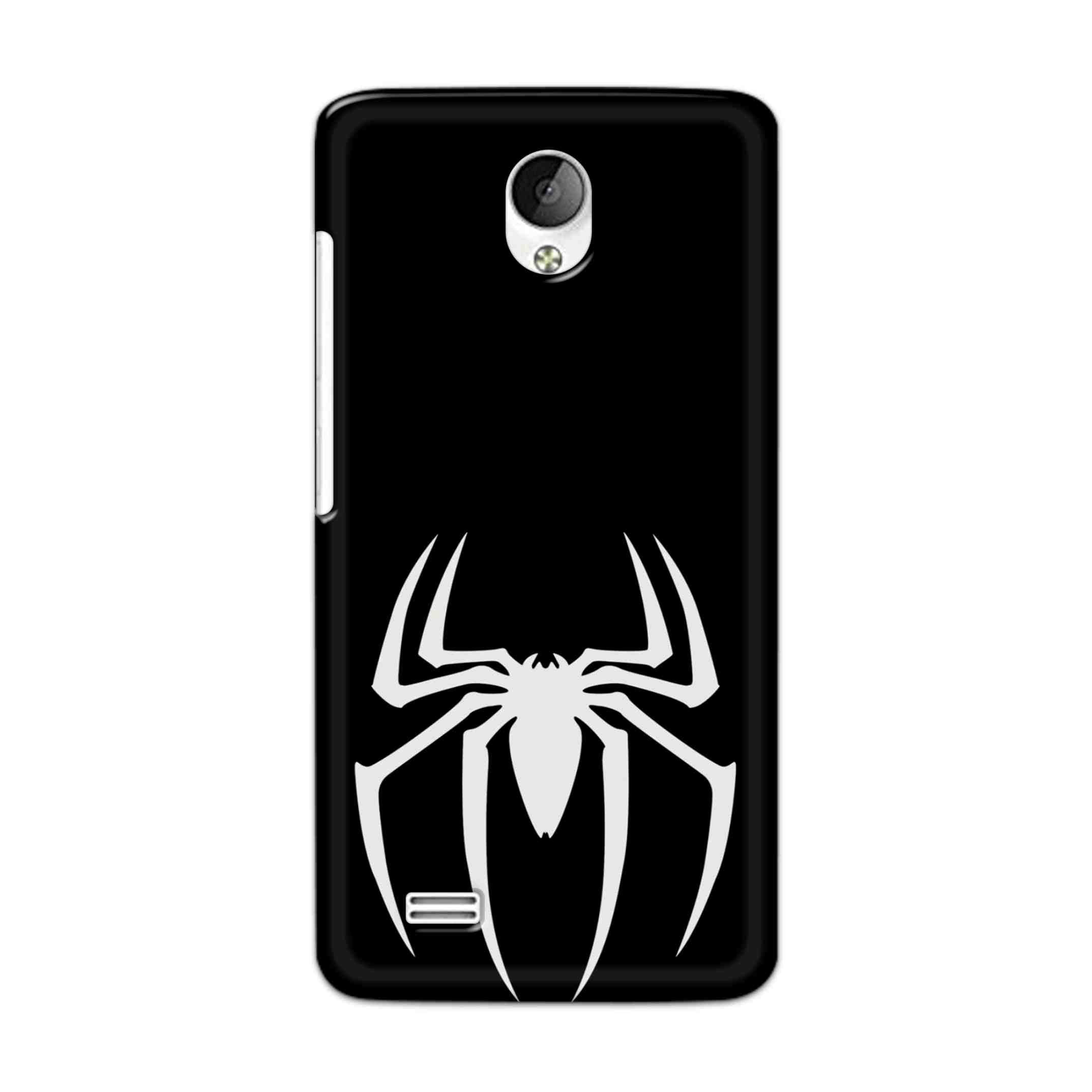 Buy Black Spiderman Logo Hard Back Mobile Phone Case Cover For Vivo Y21 / Vivo Y21L Online