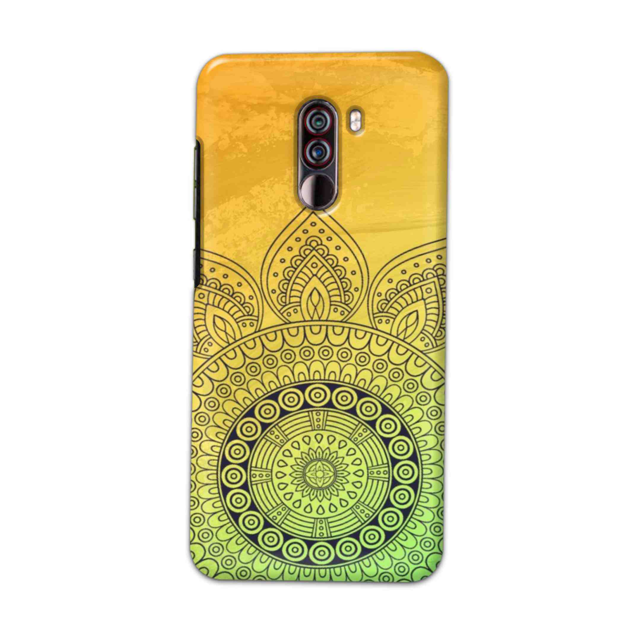 Buy Yellow Rangoli Hard Back Mobile Phone Case Cover For Xiaomi Pocophone F1 Online