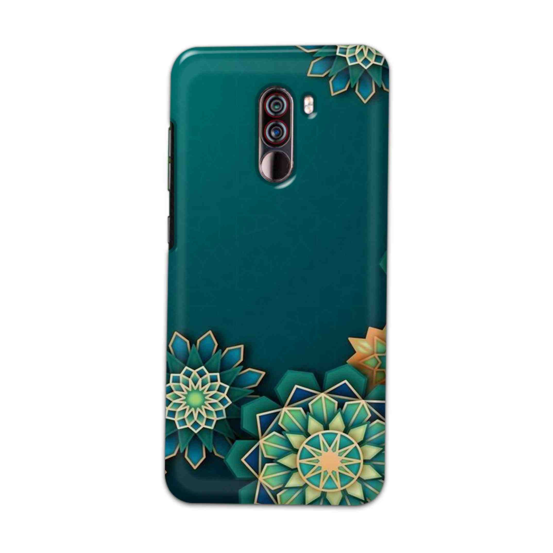Buy Green Flower Hard Back Mobile Phone Case Cover For Xiaomi Pocophone F1 Online