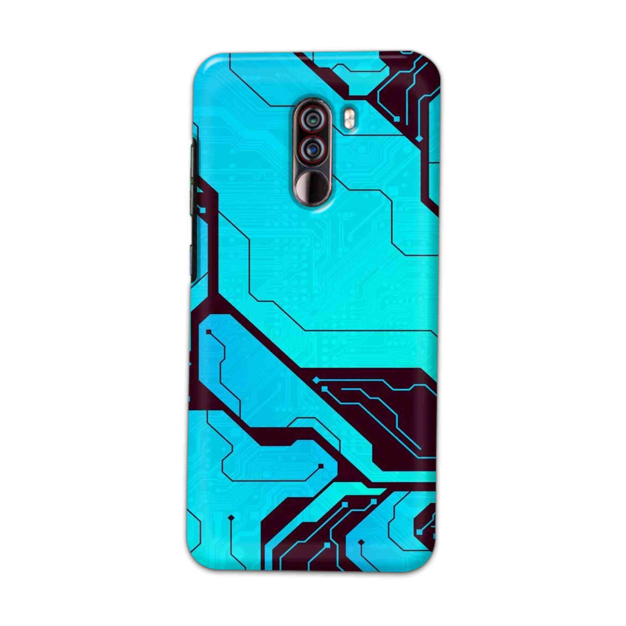 Buy Futuristic Line Hard Back Mobile Phone Case Cover For Xiaomi Pocophone F1 Online