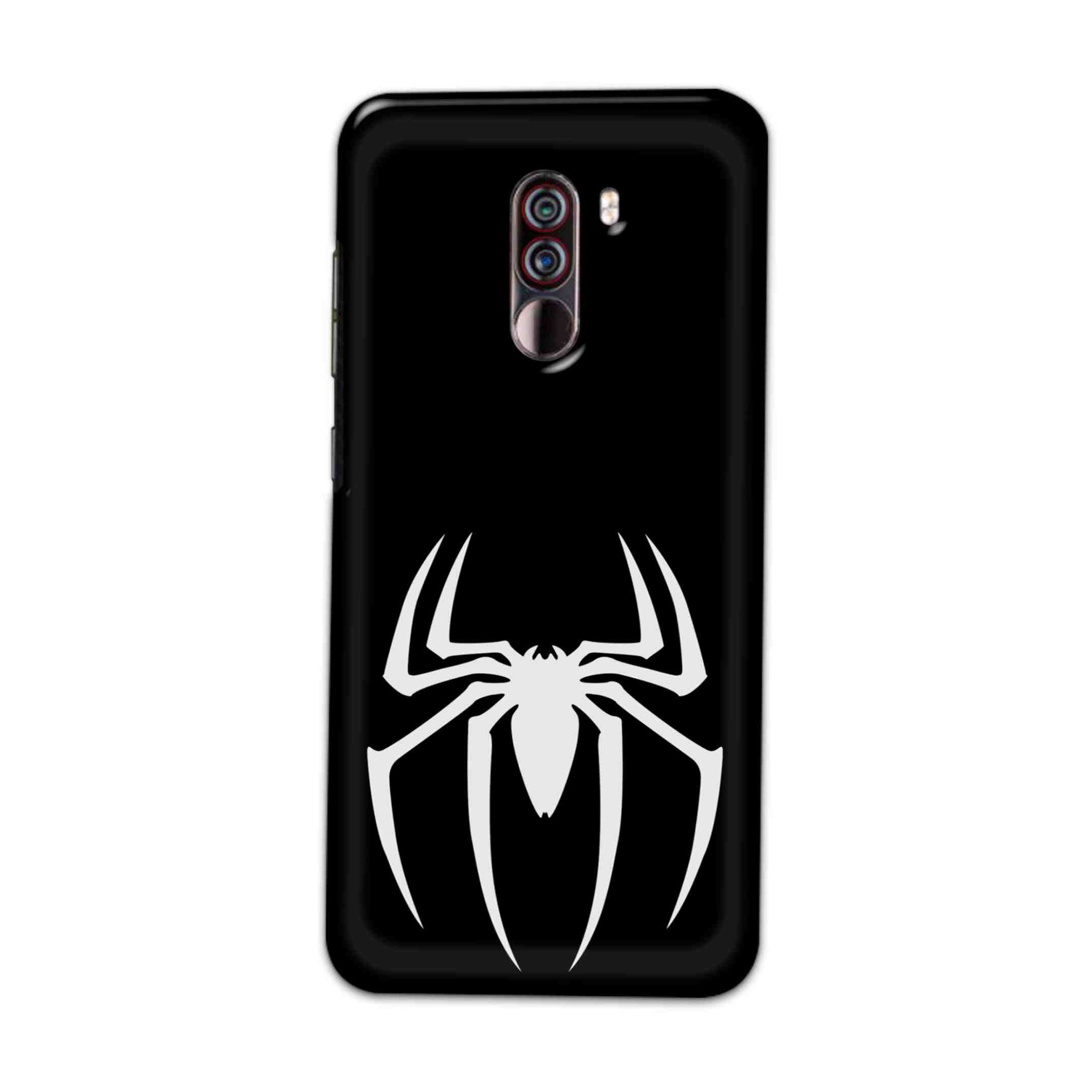 Buy Black Spiderman Logo Hard Back Mobile Phone Case Cover For Xiaomi Pocophone F1 Online