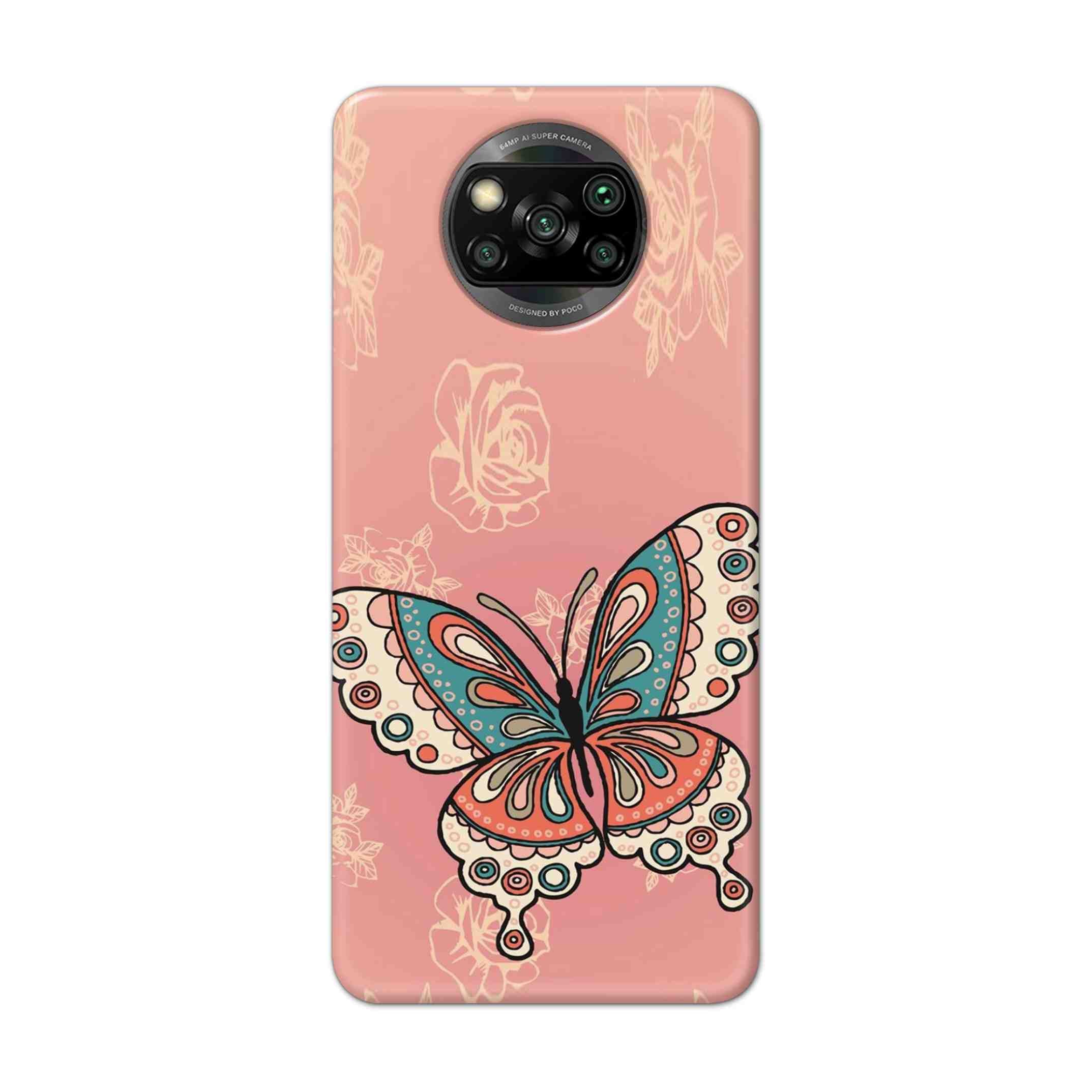 Buy Butterfly Hard Back Mobile Phone Case Cover For Pcoc X3 NFC Online