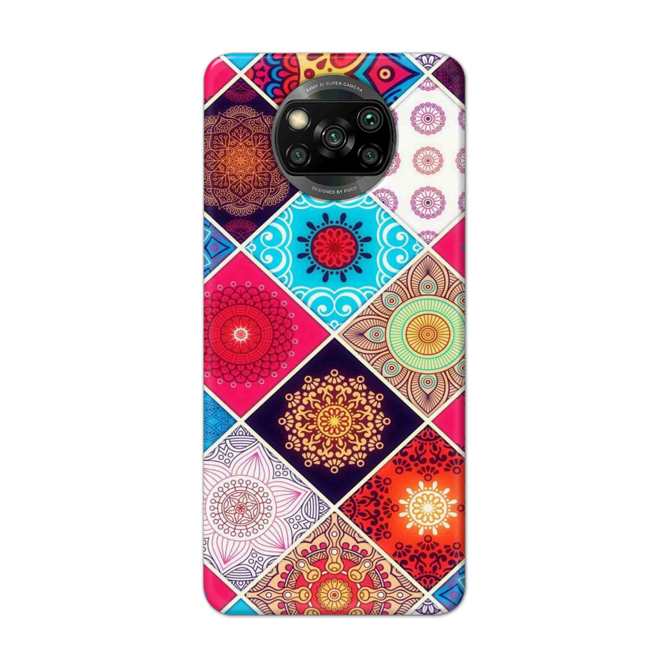 Buy Rainbow Mandala Hard Back Mobile Phone Case Cover For Pcoc X3 NFC Online