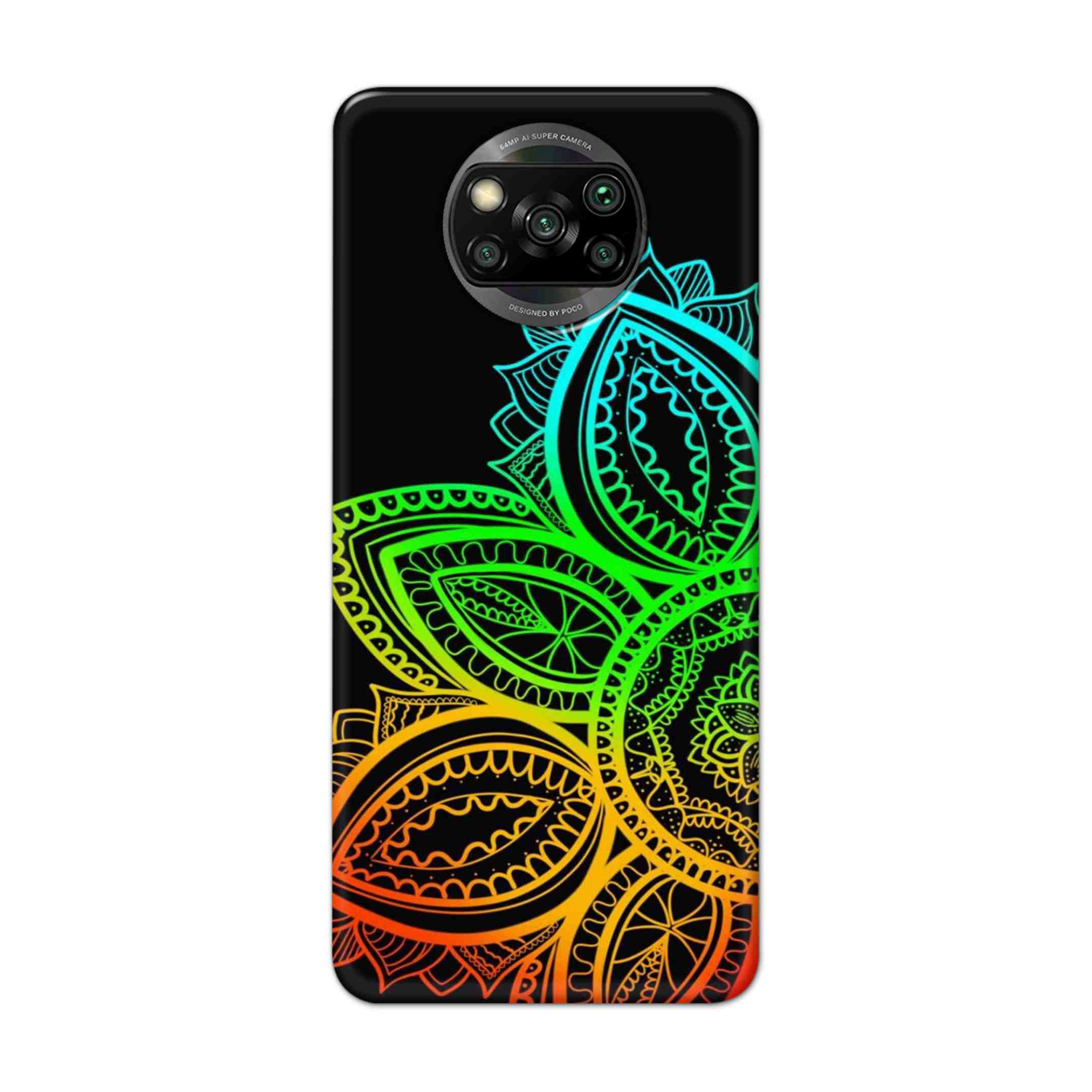 Buy Neon Mandala Hard Back Mobile Phone Case Cover For Pcoc X3 NFC Online