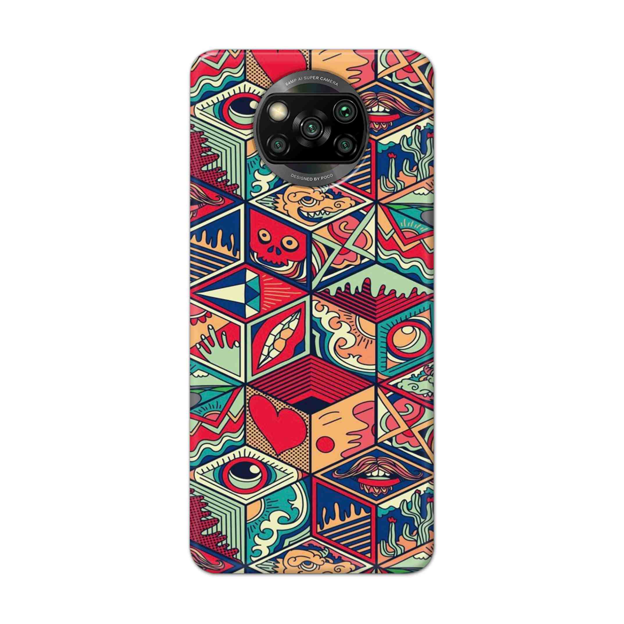 Buy Face Mandala Hard Back Mobile Phone Case Cover For Pcoc X3 NFC Online