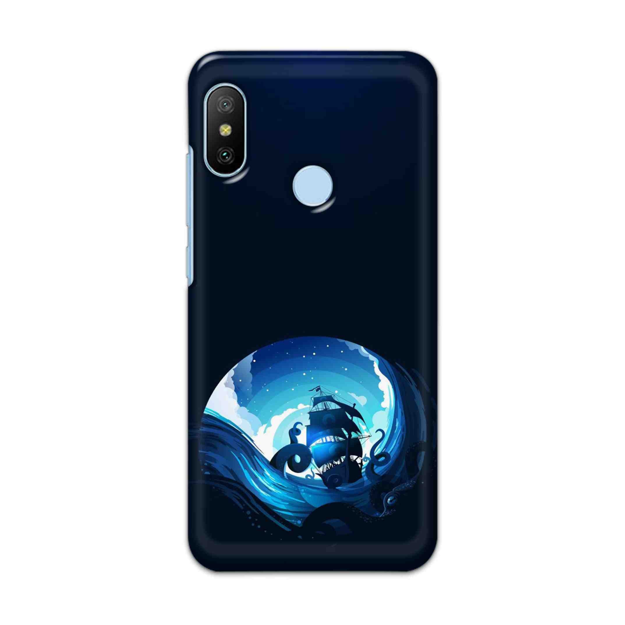 Buy Blue Seaship Hard Back Mobile Phone Case/Cover For Xiaomi Redmi 6 Pro Online