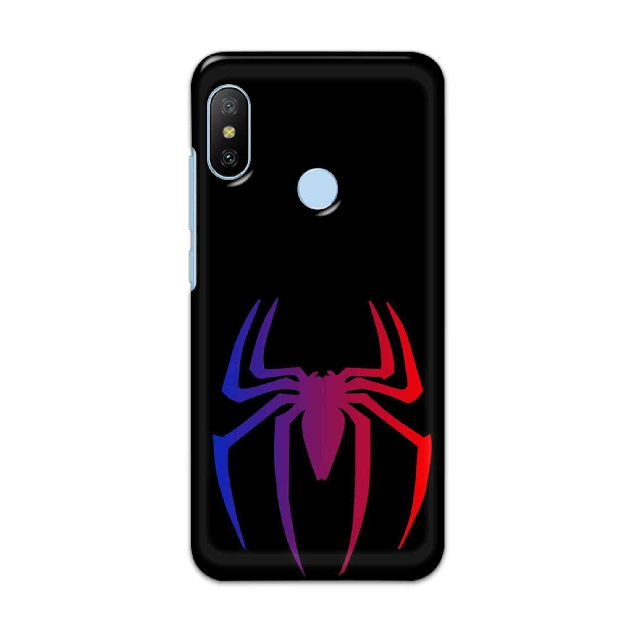 Buy Neon Spiderman Logo Hard Back Mobile Phone Case/Cover For Xiaomi Redmi 6 Pro Online