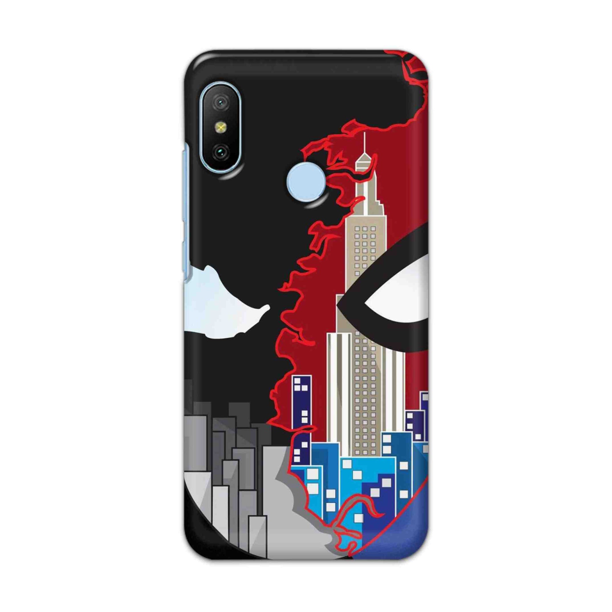 Buy Red And Black Spiderman Hard Back Mobile Phone Case/Cover For Xiaomi Redmi 6 Pro Online