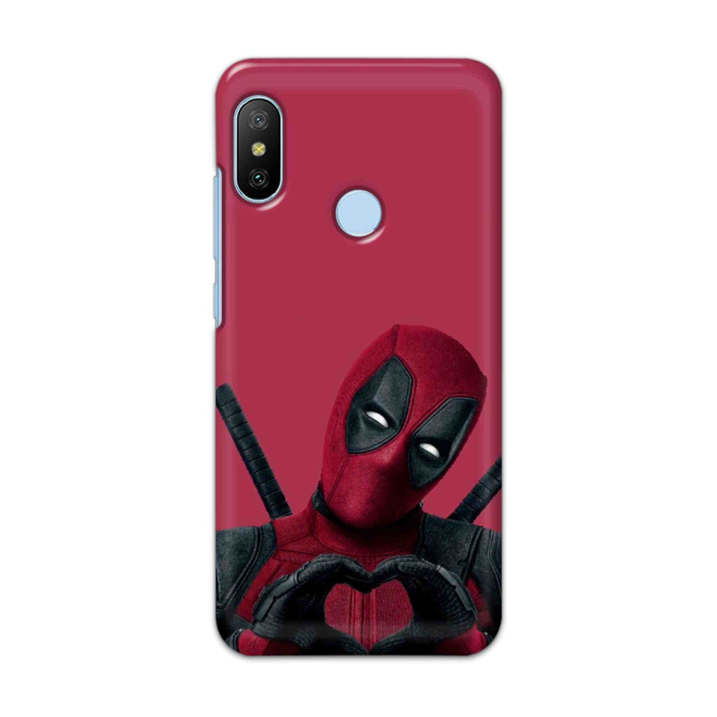 Buy Deadpool Heart Hard Back Mobile Phone Case/Cover For Xiaomi Redmi 6 Pro Online