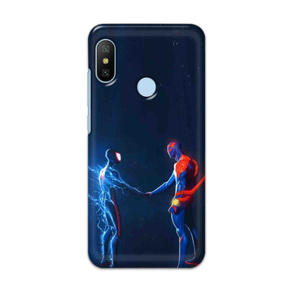 Buy Miles Morales Meet With Spiderman Hard Back Mobile Phone Case/Cover For Xiaomi Redmi 6 Pro Online