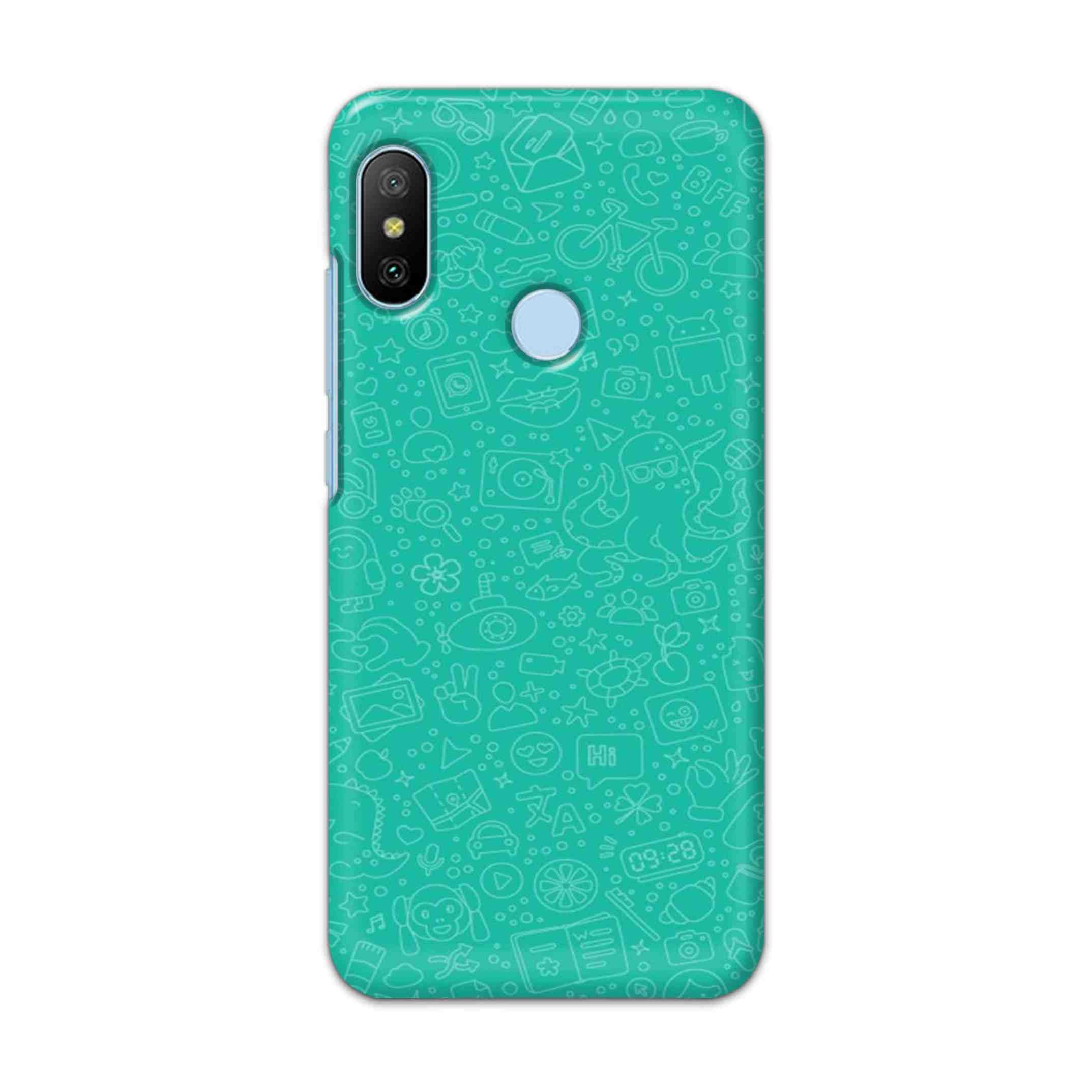 Buy Whatsapp Hard Back Mobile Phone Case/Cover For Xiaomi Redmi 6 Pro Online