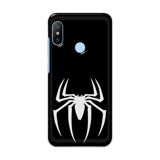 Buy Black Spiderman Logo Hard Back Mobile Phone Case/Cover For Xiaomi Redmi 6 Pro Online