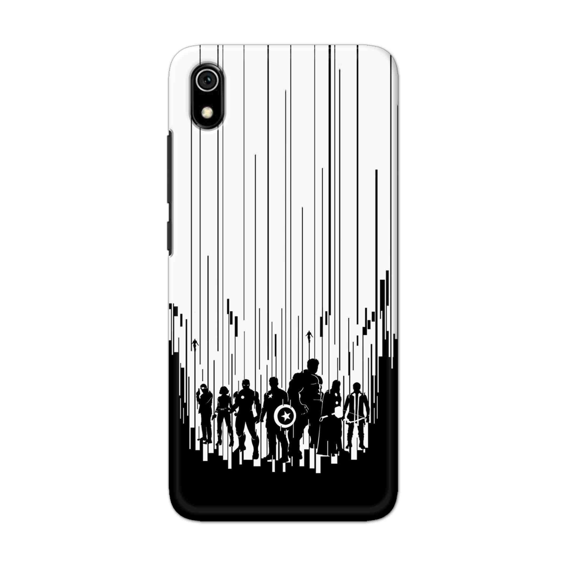 Buy Black And White Avengers Hard Back Mobile Phone Case Cover For Xiaomi Redmi 7A Online